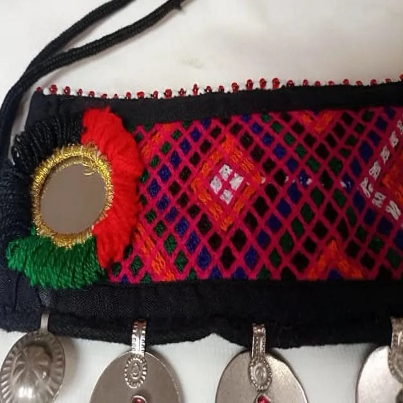 Afghan Vintage Kuchi Belt With Old Pendants and Tassels