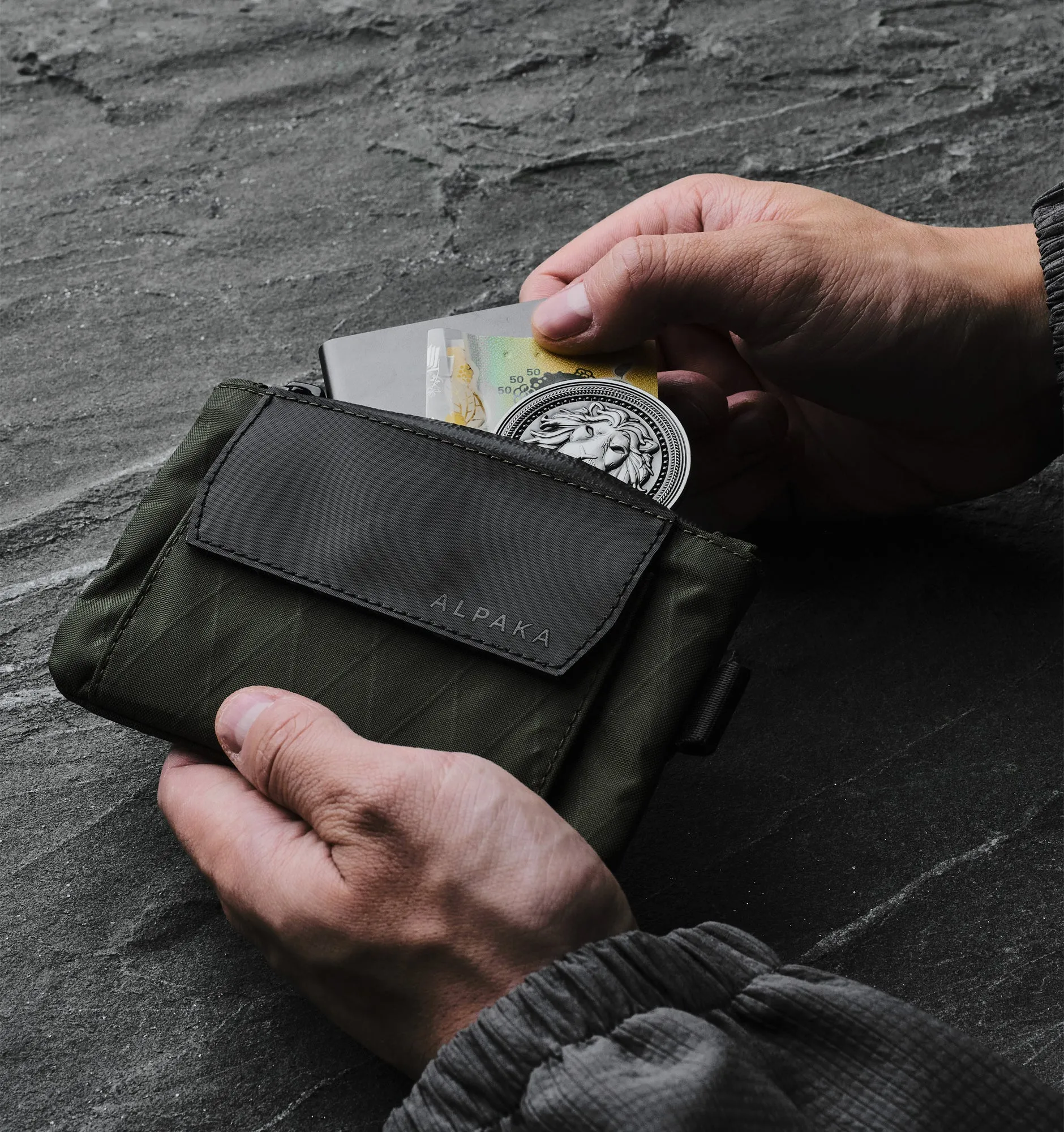 Alpaka Zip Pouch Coin X-Pac