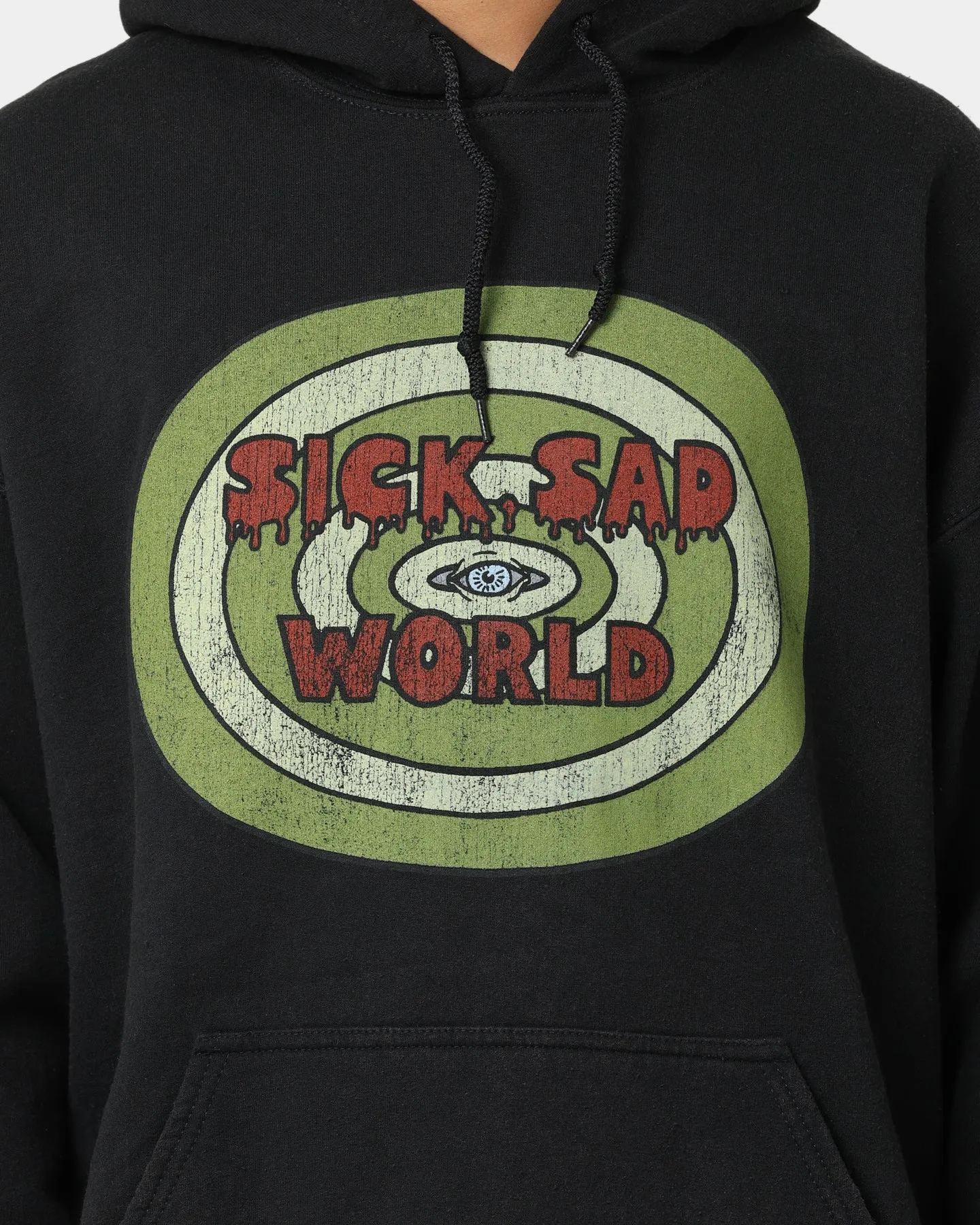 American Thrift X Daria Sick Sad World Vintage Hoodie Black Wash