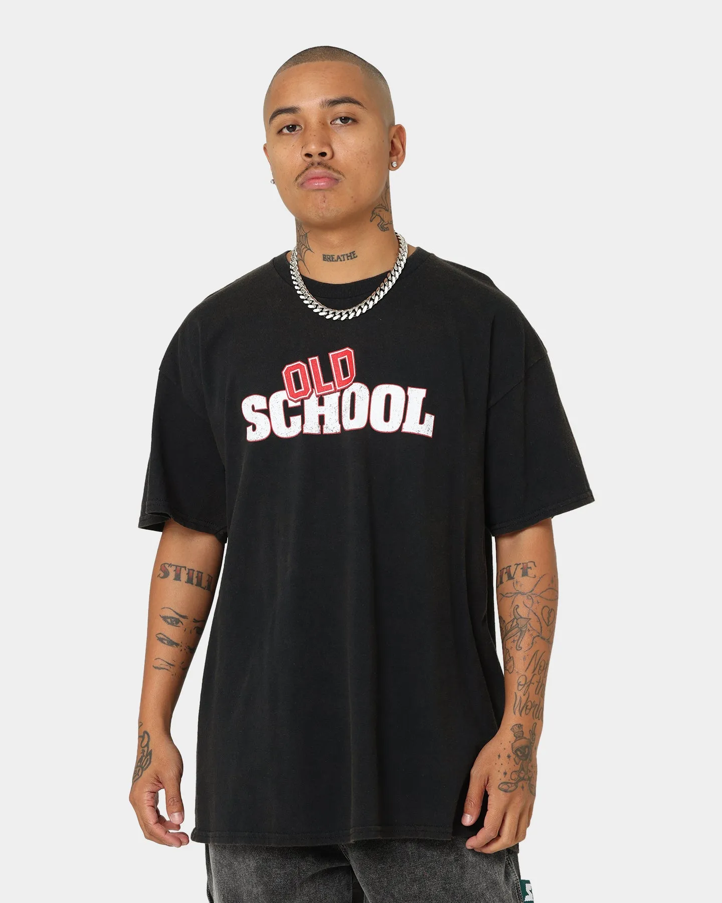 American Thrift X Old School Old School Vintage T-Shirt Black Wash