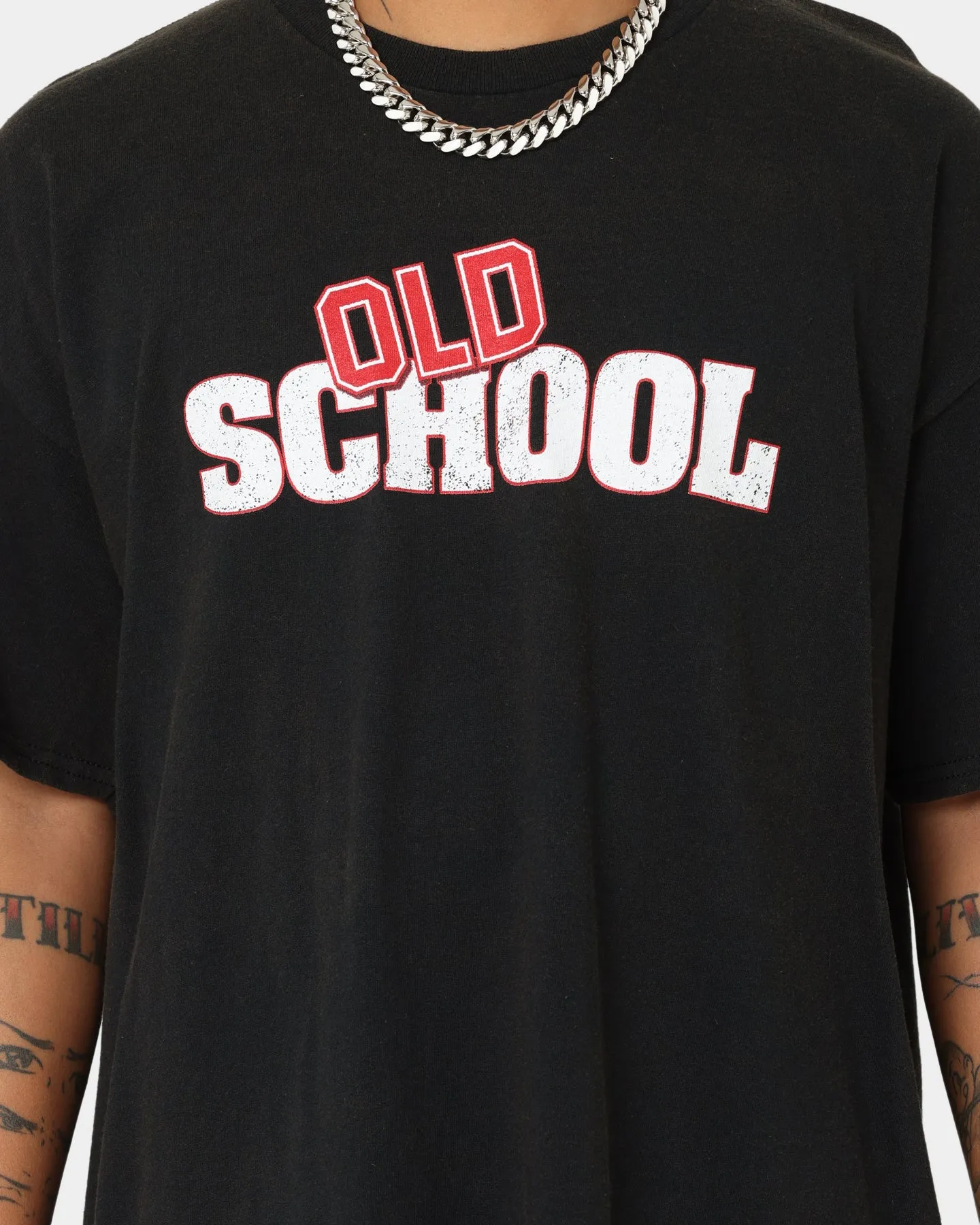 American Thrift X Old School Old School Vintage T-Shirt Black Wash