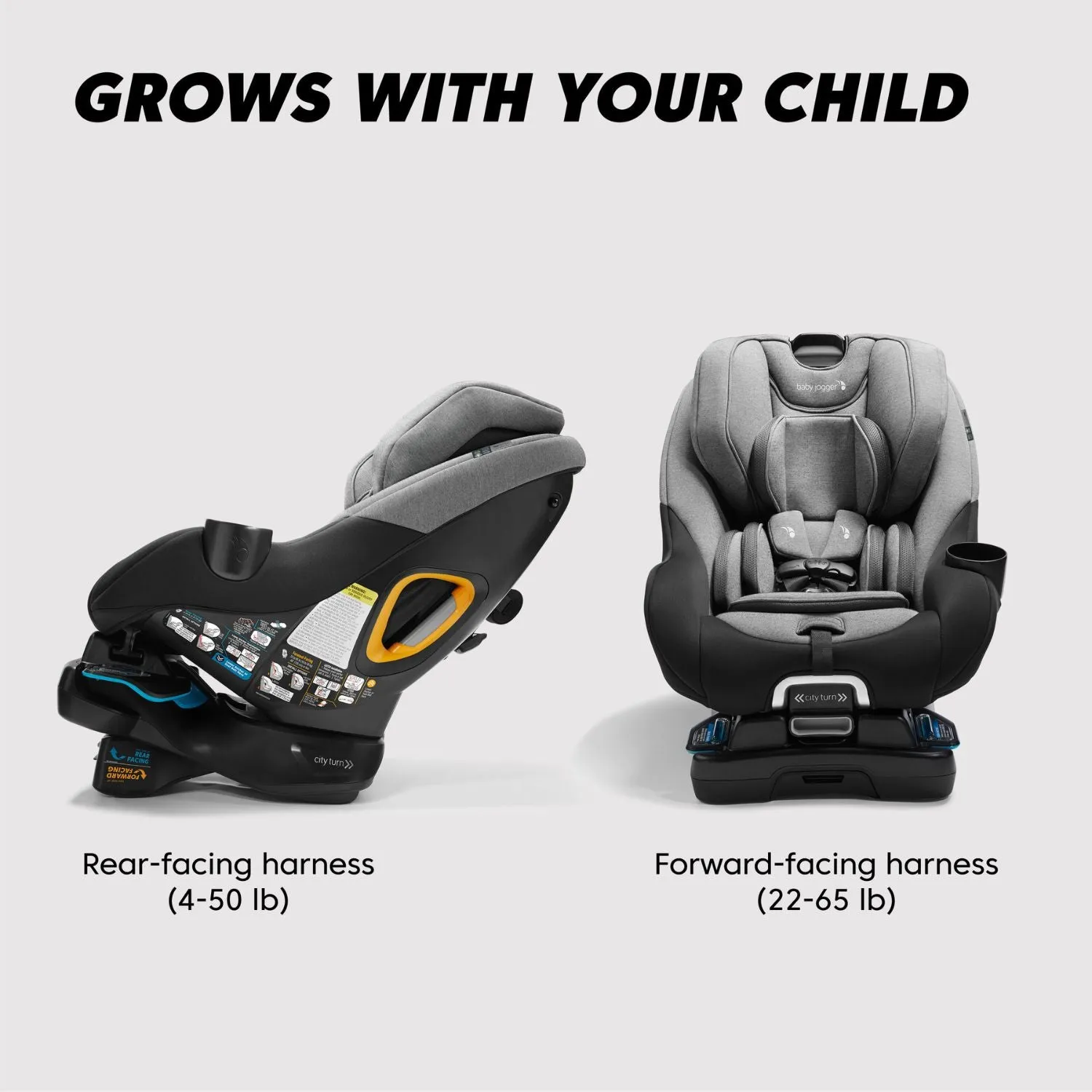 Baby Jogger City Turn Rotating Convertible Car Seat