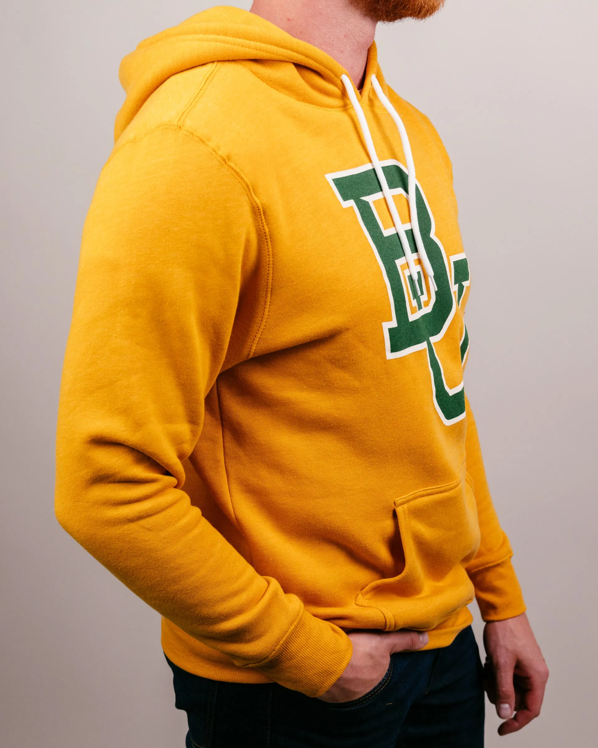 Baylor Bears Logo Gold Hoodie