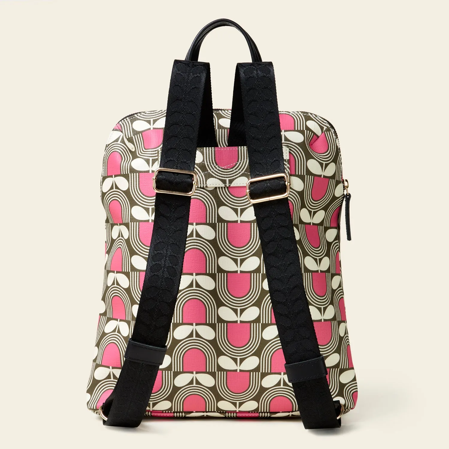 Bestie Backpack - Striped Tulip Fuchsia