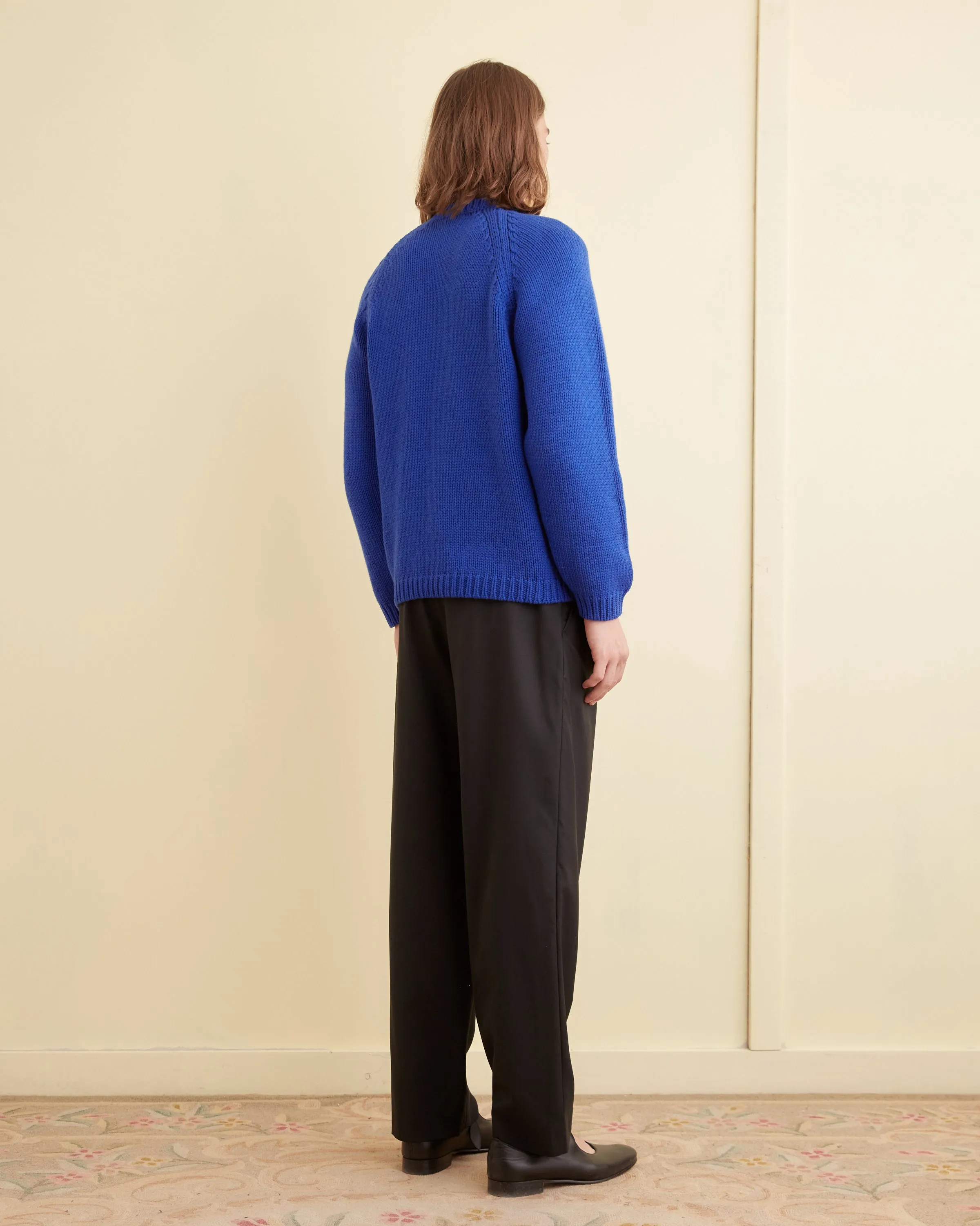 Cashmere Crewneck - Lapis