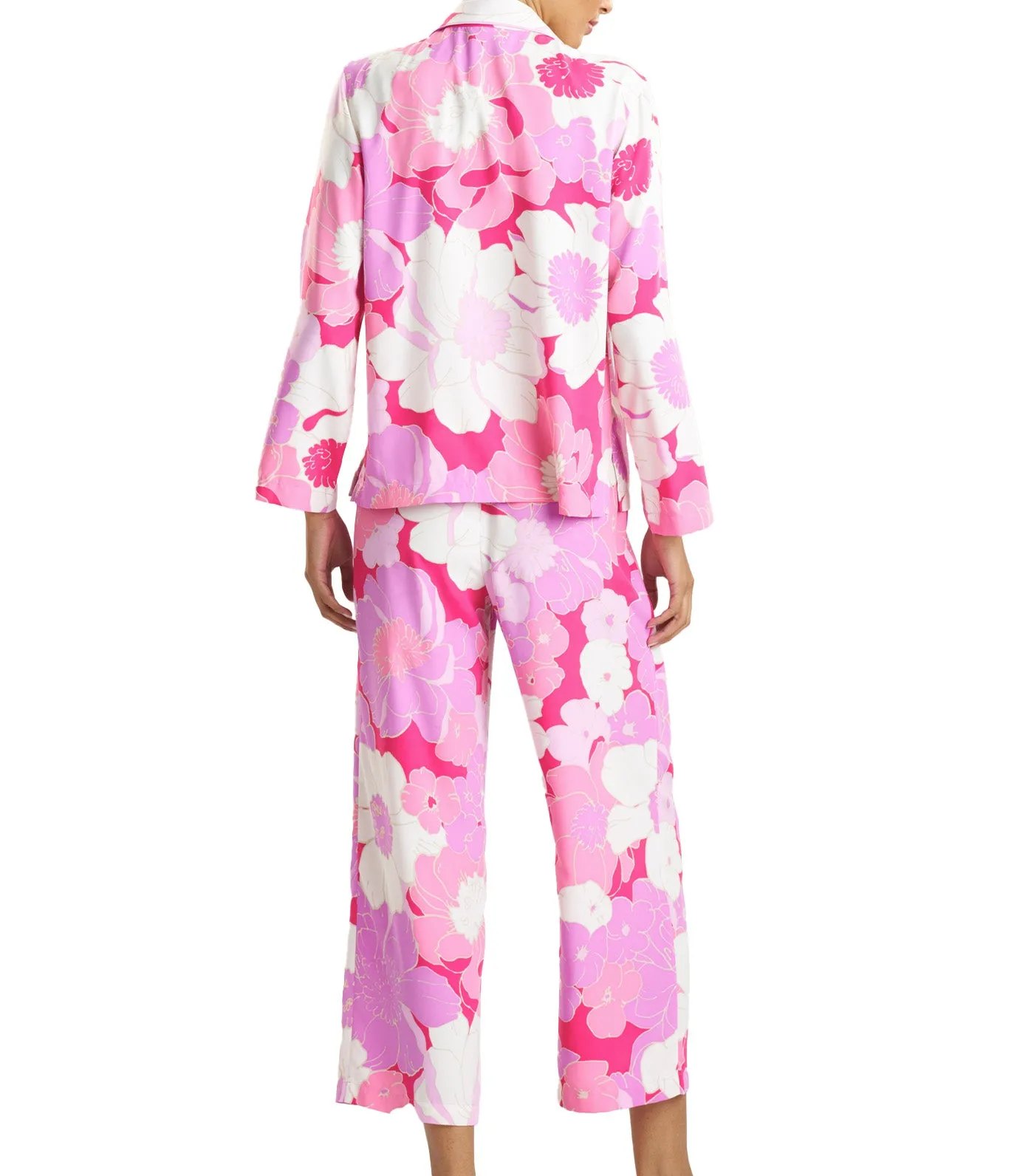 Croisette Notch PJ Set Pink Orchid