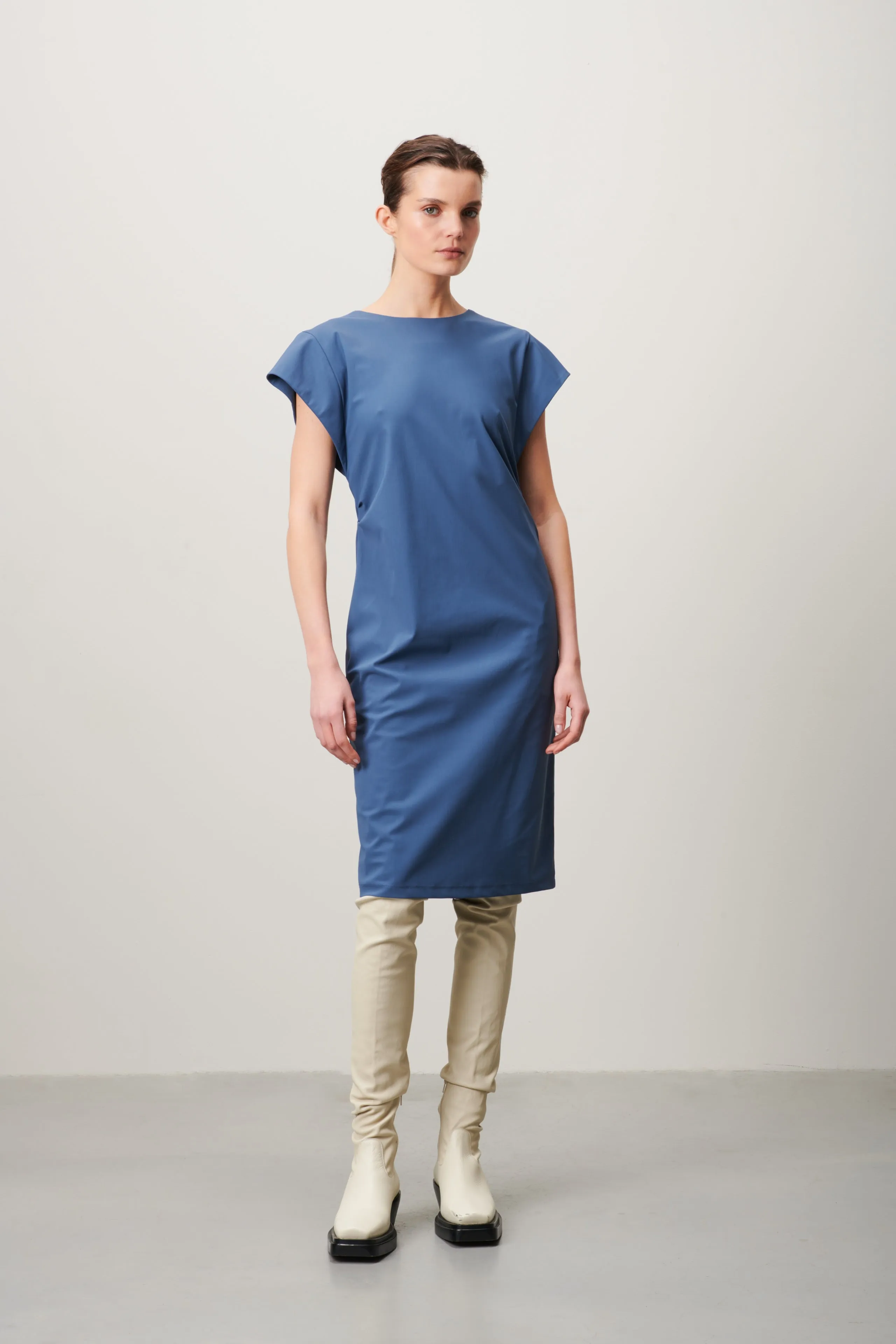 Domina Dress Technical Jersey | Mid Blue