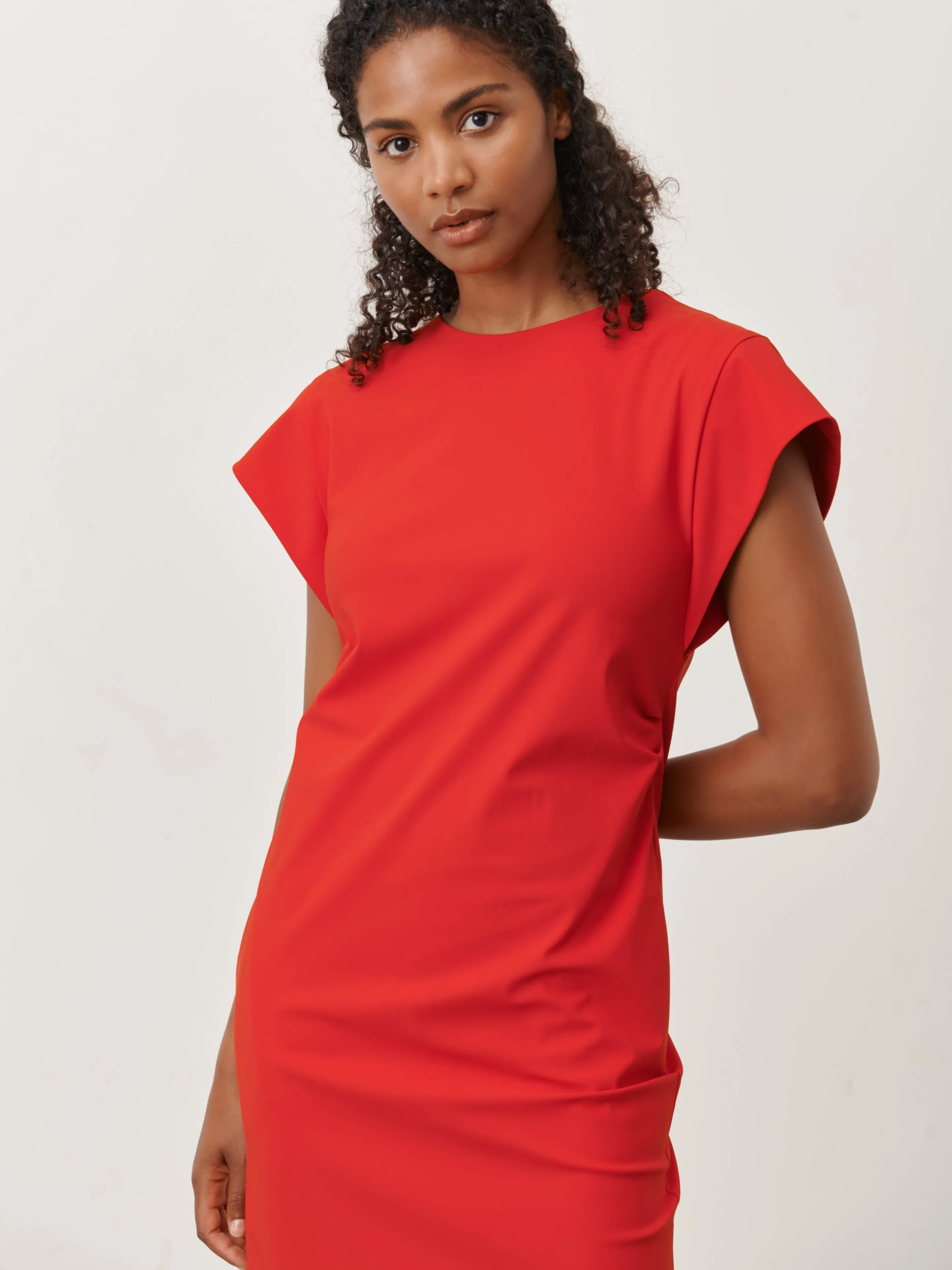 Domina Dress Technical Jersey | Red