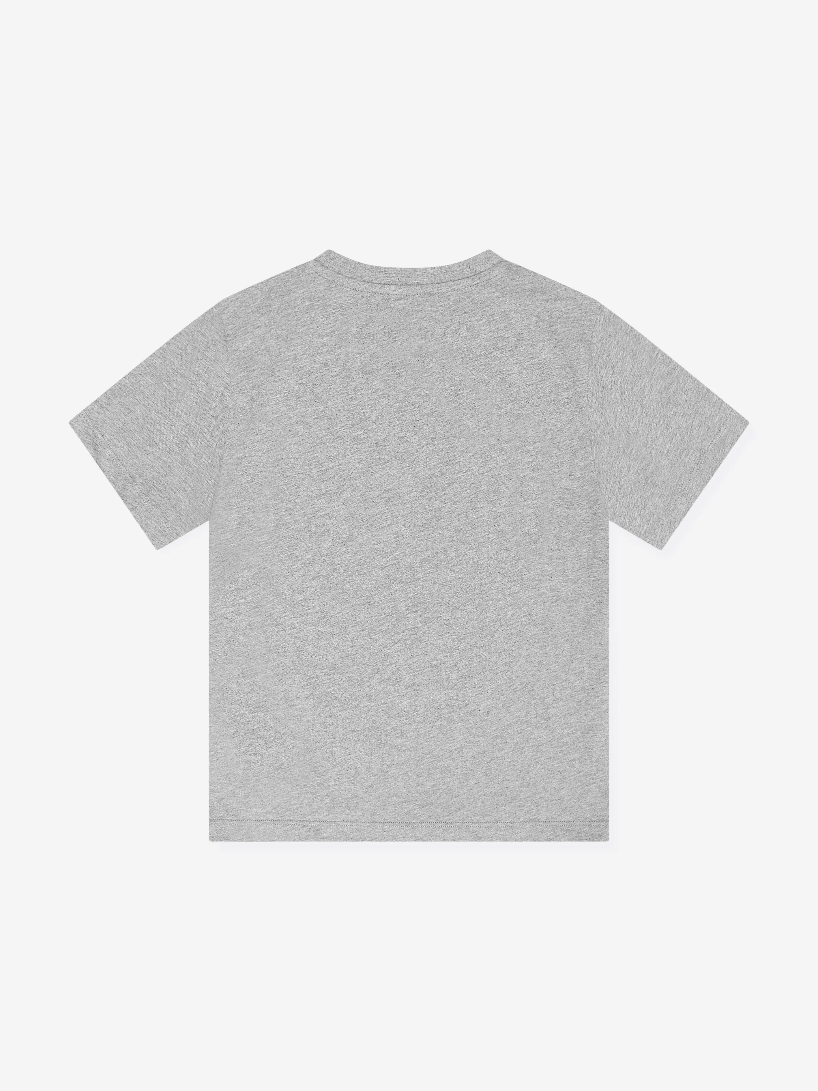 Etro Boys Crest Logo T-Shirt in Grey