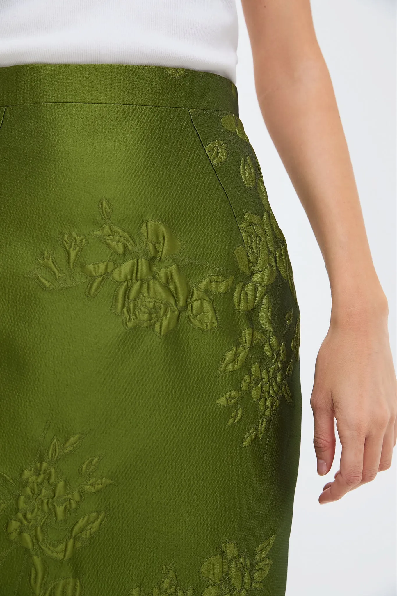 Fern Green Lorelei Graphic Rose Skirt