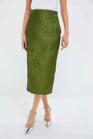 Fern Green Lorelei Graphic Rose Skirt