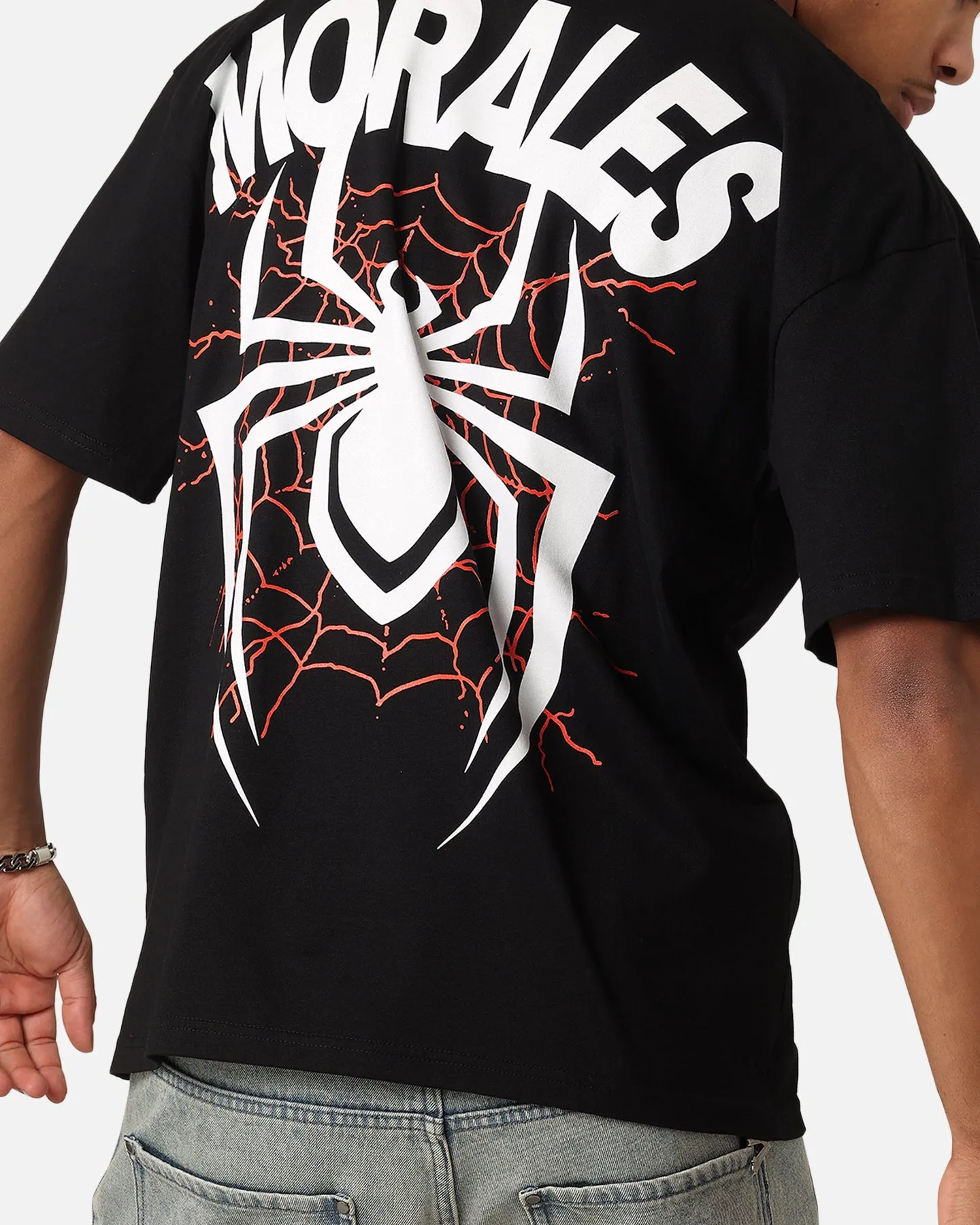 Goat Crew Marvel Spider-Man Y2K Miles T-Shirt Black