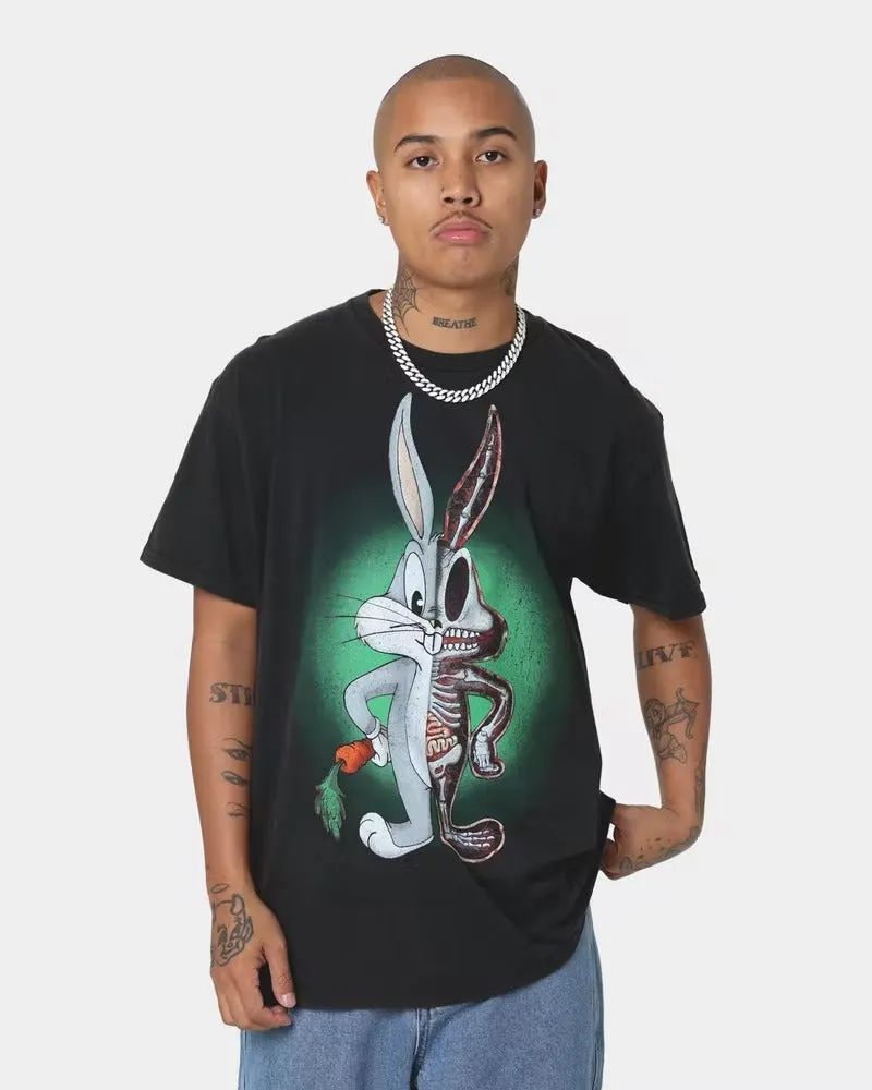 Goat Crew X Looney Tunes Bugs Bunny Vintage T-Shirt Black Wash