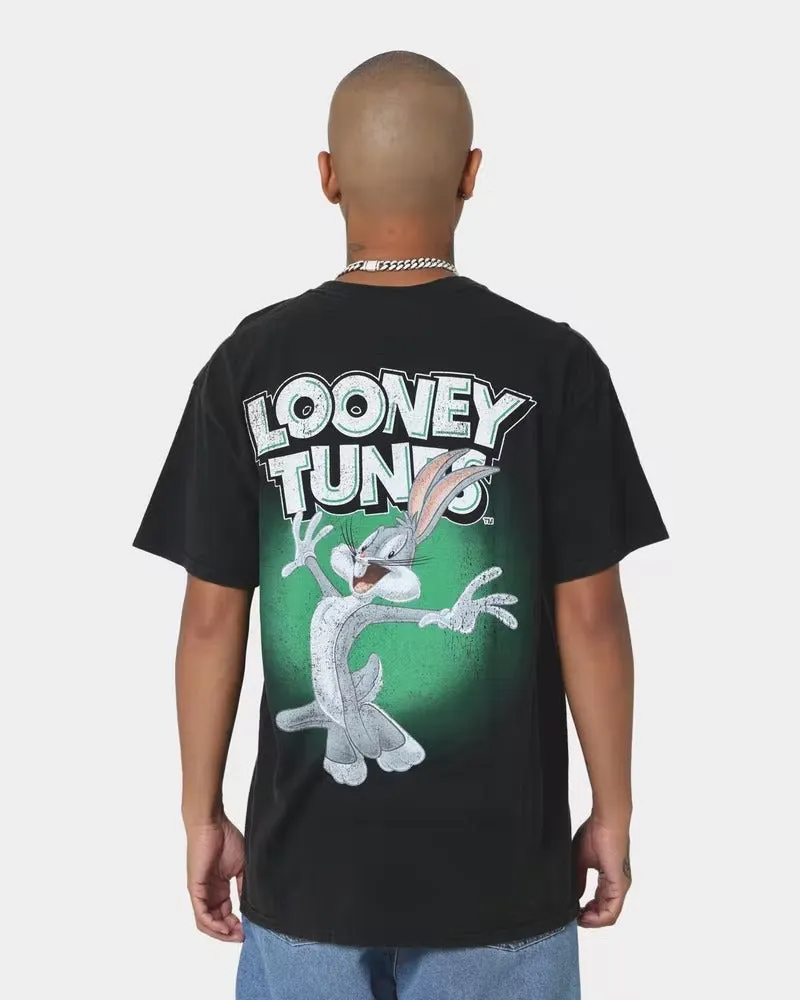 Goat Crew X Looney Tunes Bugs Bunny Vintage T-Shirt Black Wash