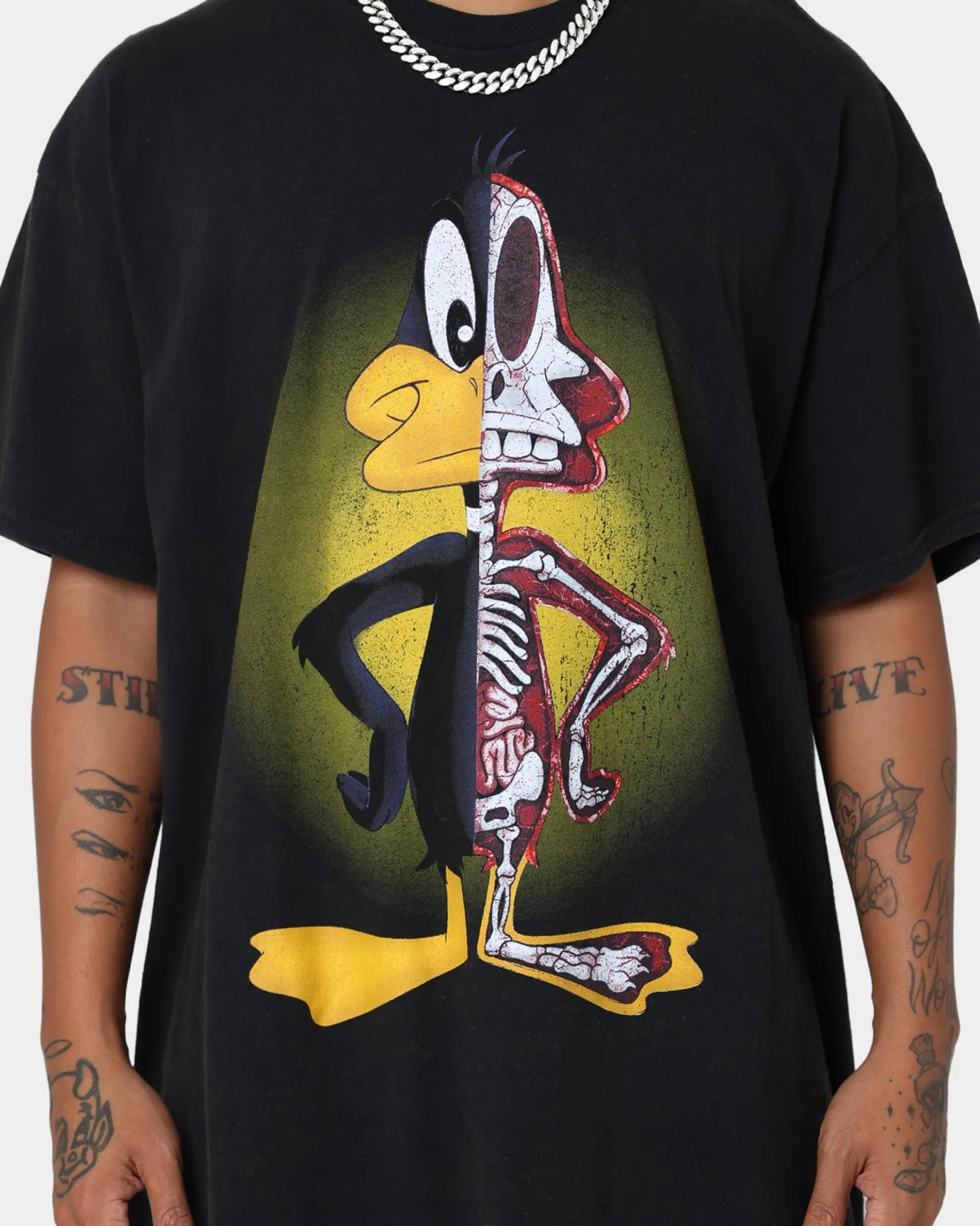 Goat Crew X Looney Tunes Daffy Vintage T-Shirt Black Wash