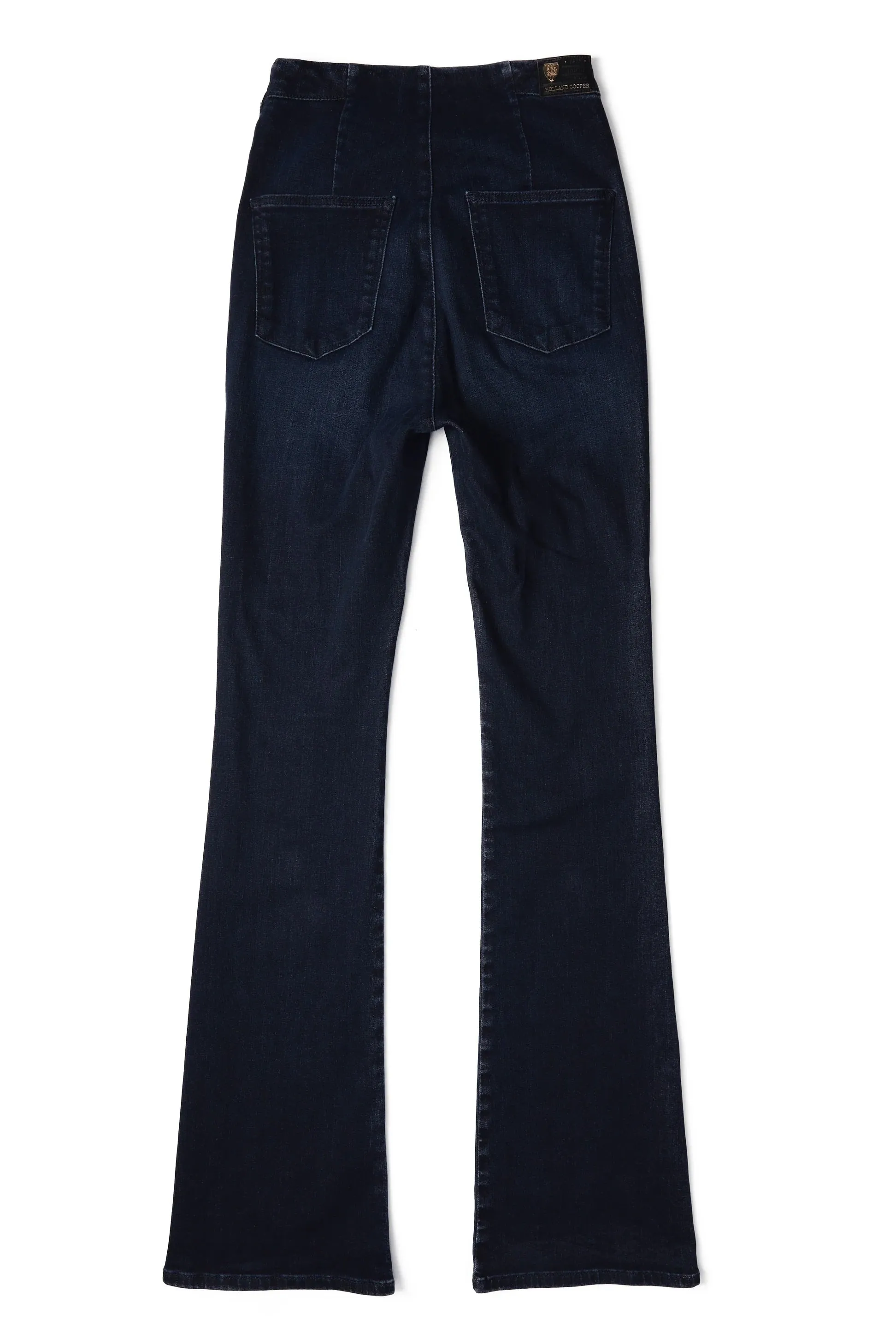 Holland Cooper Amoria Flared Jean in Deep Indigo