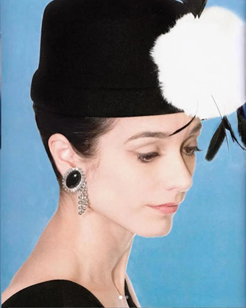 Holly Golightly Feather Hat Complete Costume Set