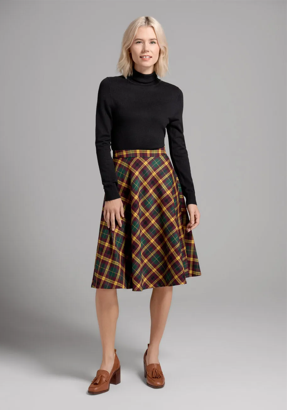 Just This Sway A-Line Skirt: Fall Edition