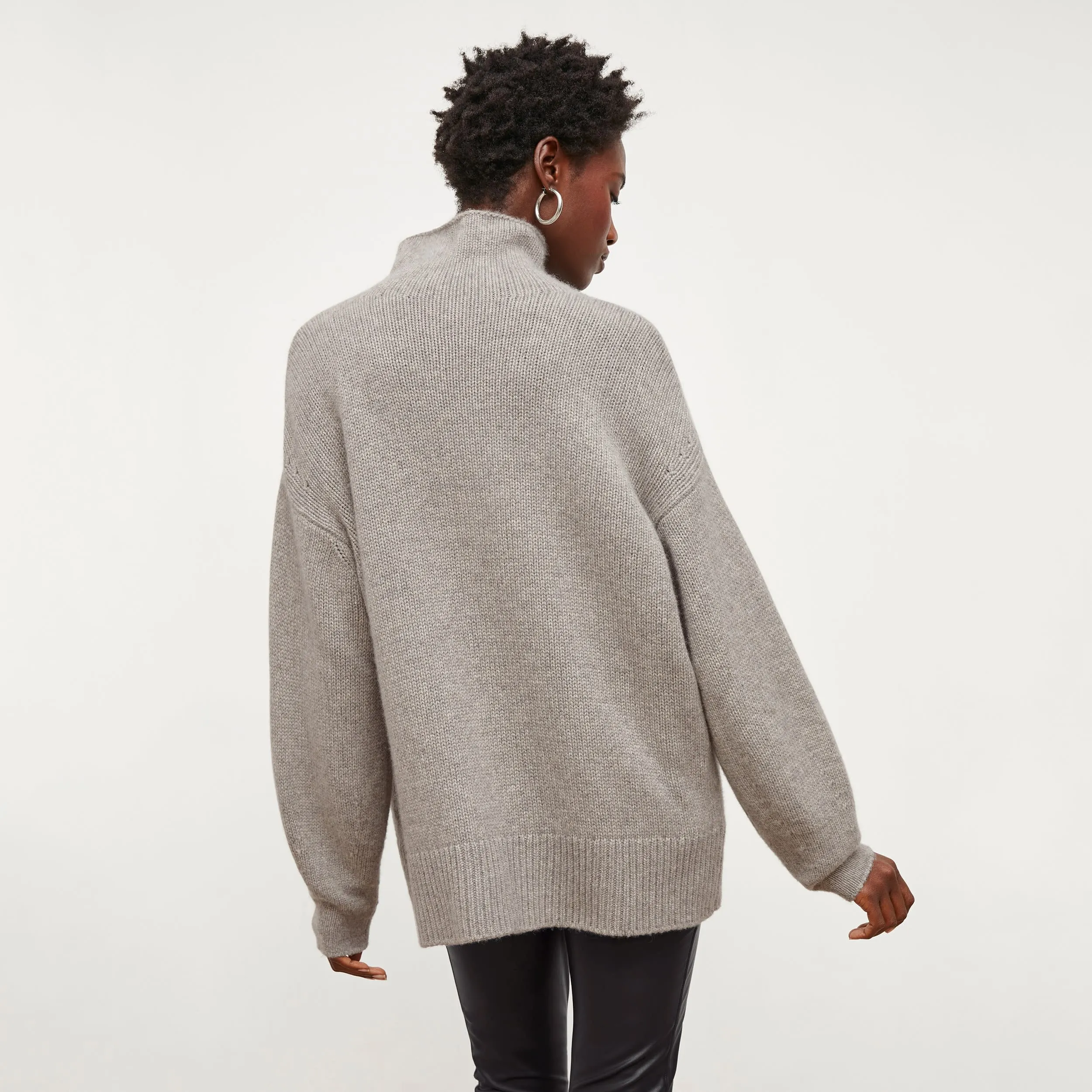 Lea Sweater - Plush Cashmere :: Stormcloud