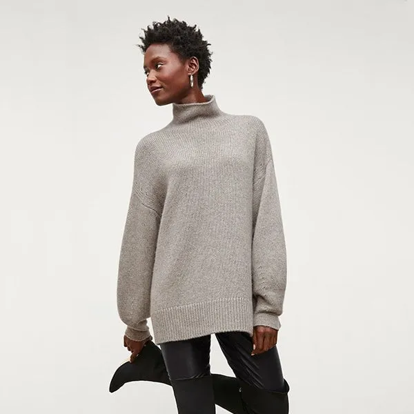 Lea Sweater - Plush Cashmere :: Stormcloud