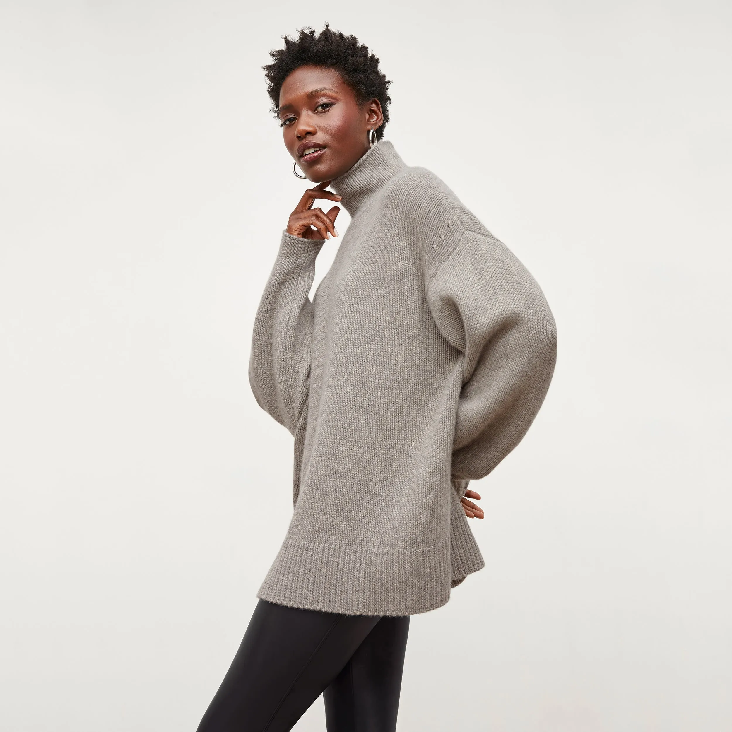 Lea Sweater - Plush Cashmere :: Stormcloud