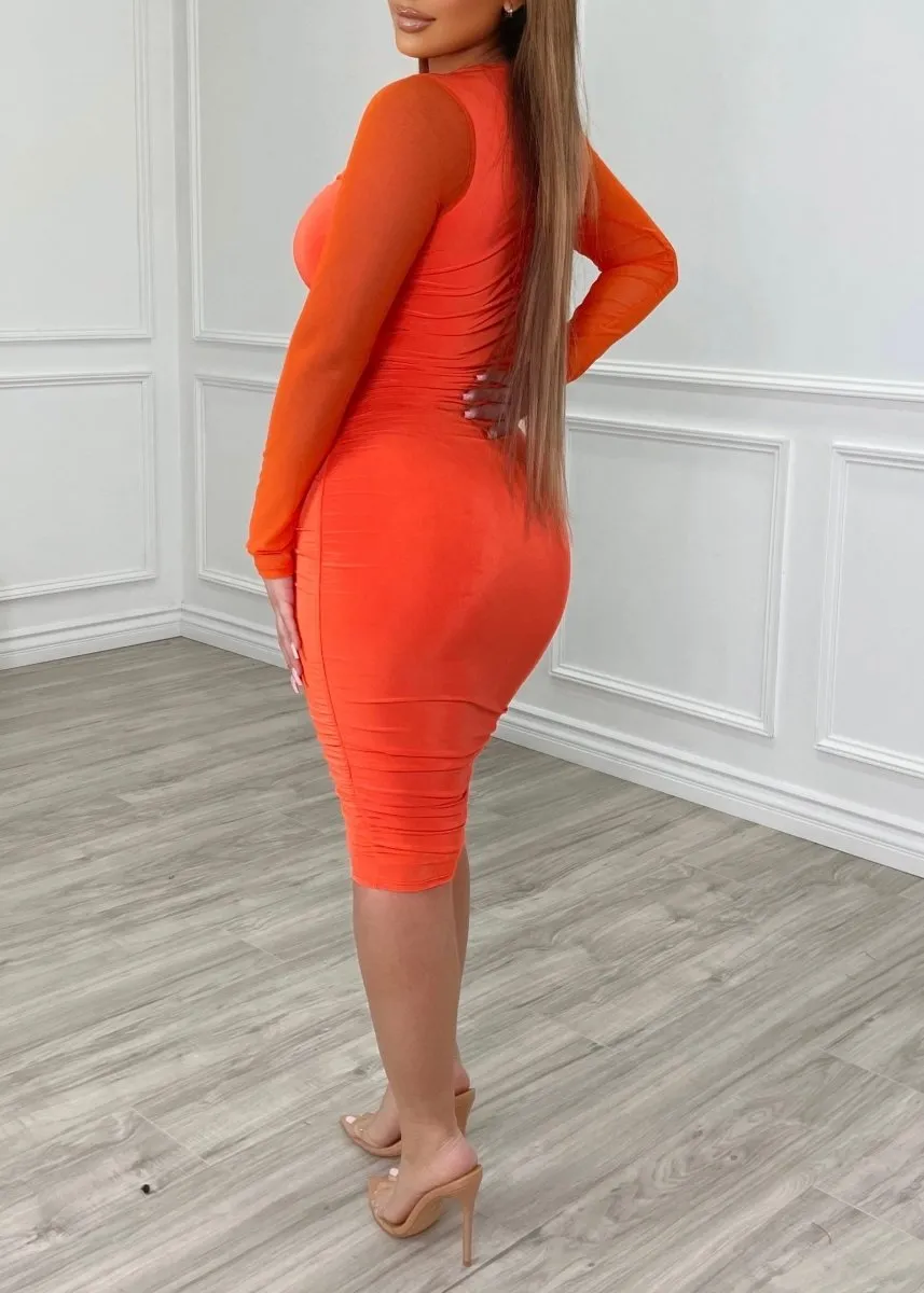 Lornie Dress Orange