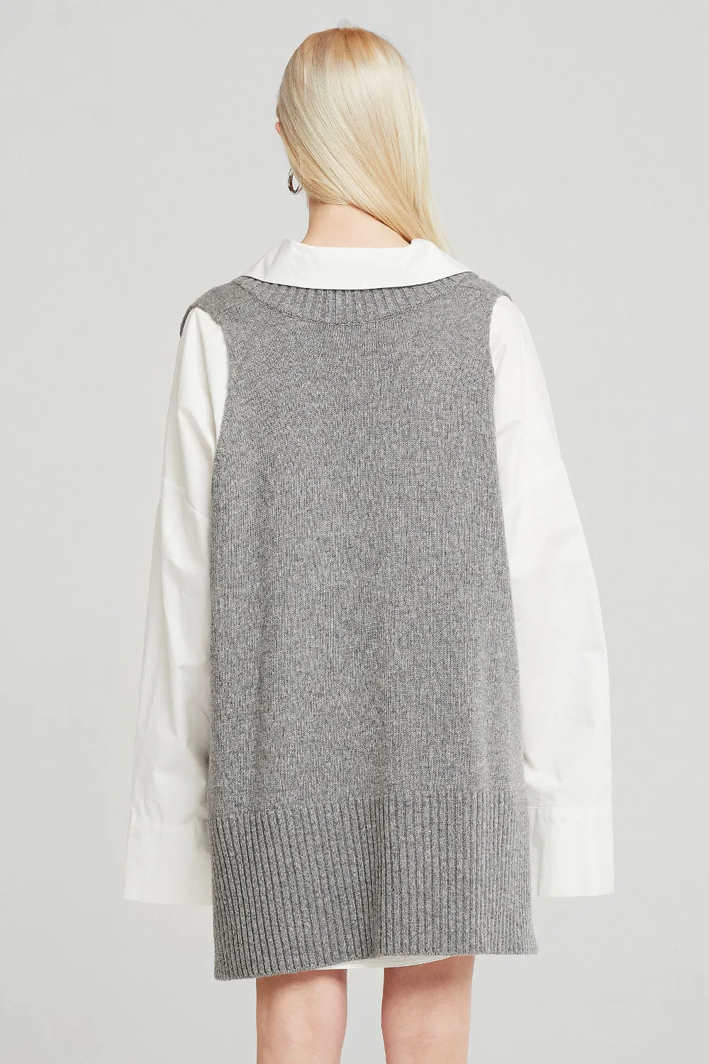 Lyla Oversized Knit Vest