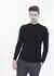 Merino Knit Turtleneck in Black