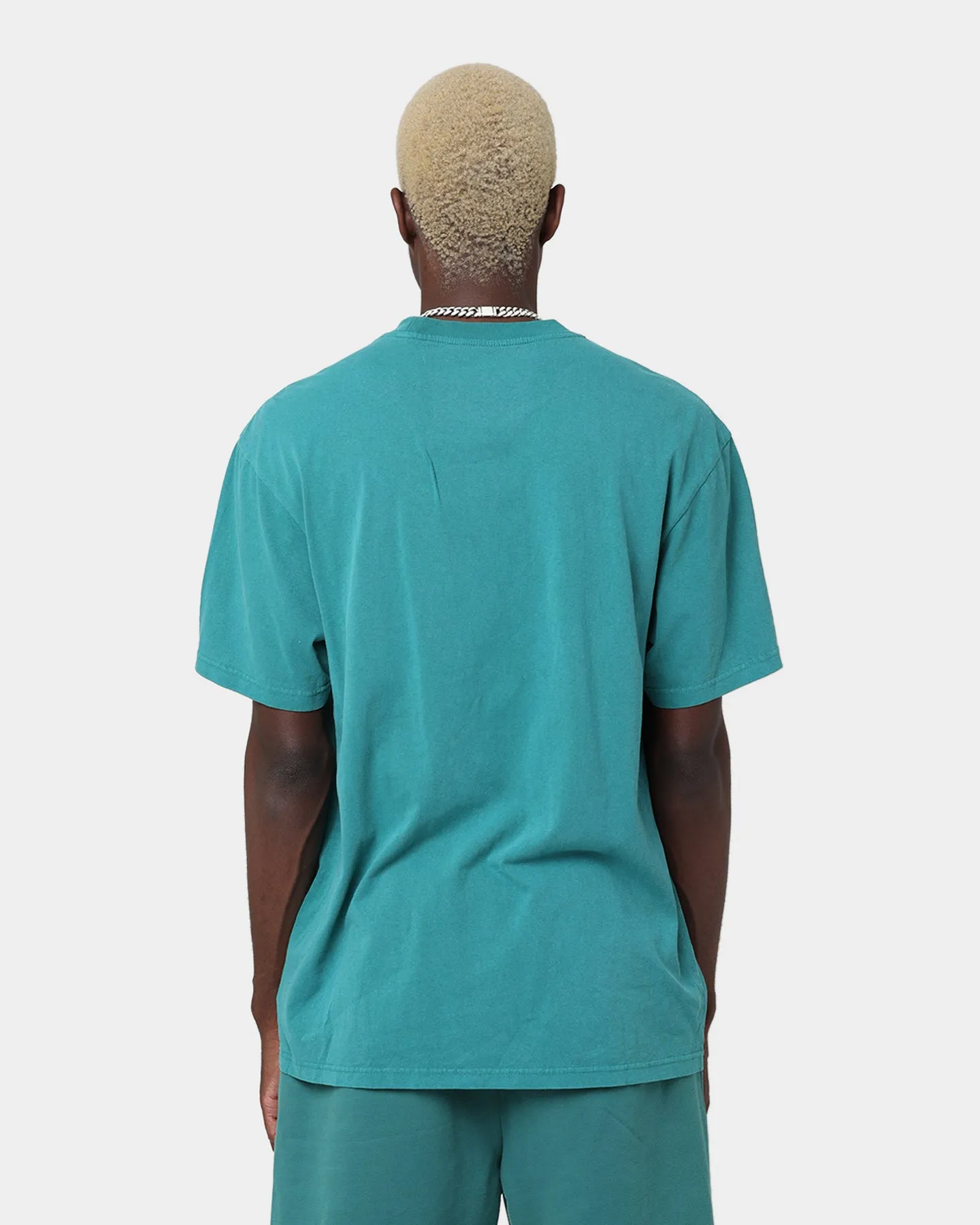 Mitchell & Ness Metallic Shadow T-Shirt Faded Teal