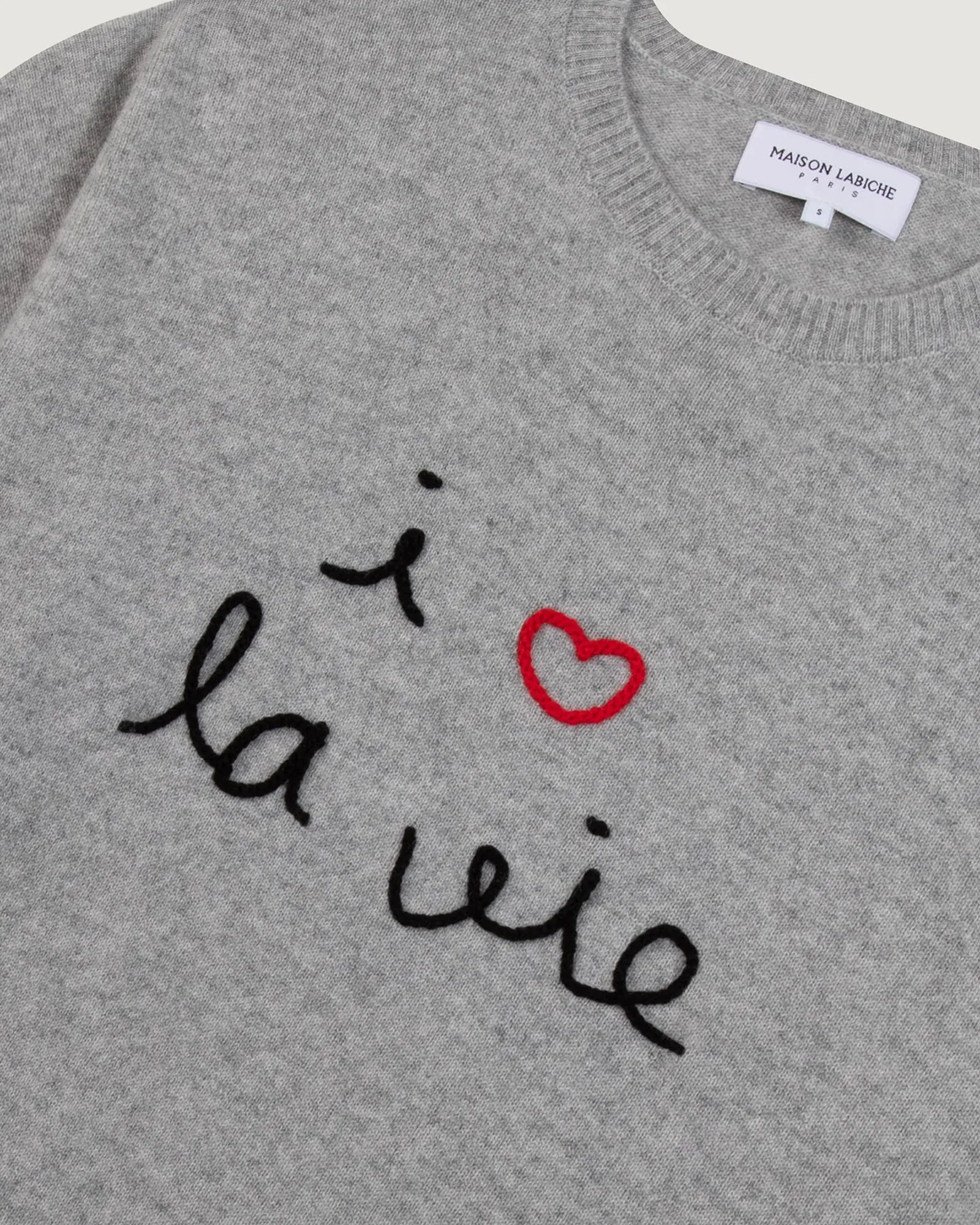 "I Love La Vie" buzelin cashemere sweater