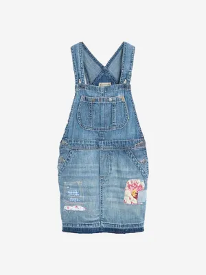 Ralph Lauren Girls Dress - Denim Dungaree Dress