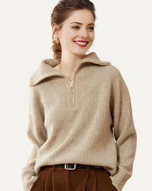 Rosa Cashmere Sweater ZIP