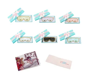 Sleepy Valentine-the Breakfast at Tiffany’s Inspired Sleep Accessories Gift Box Set with Audrey Greeting Card