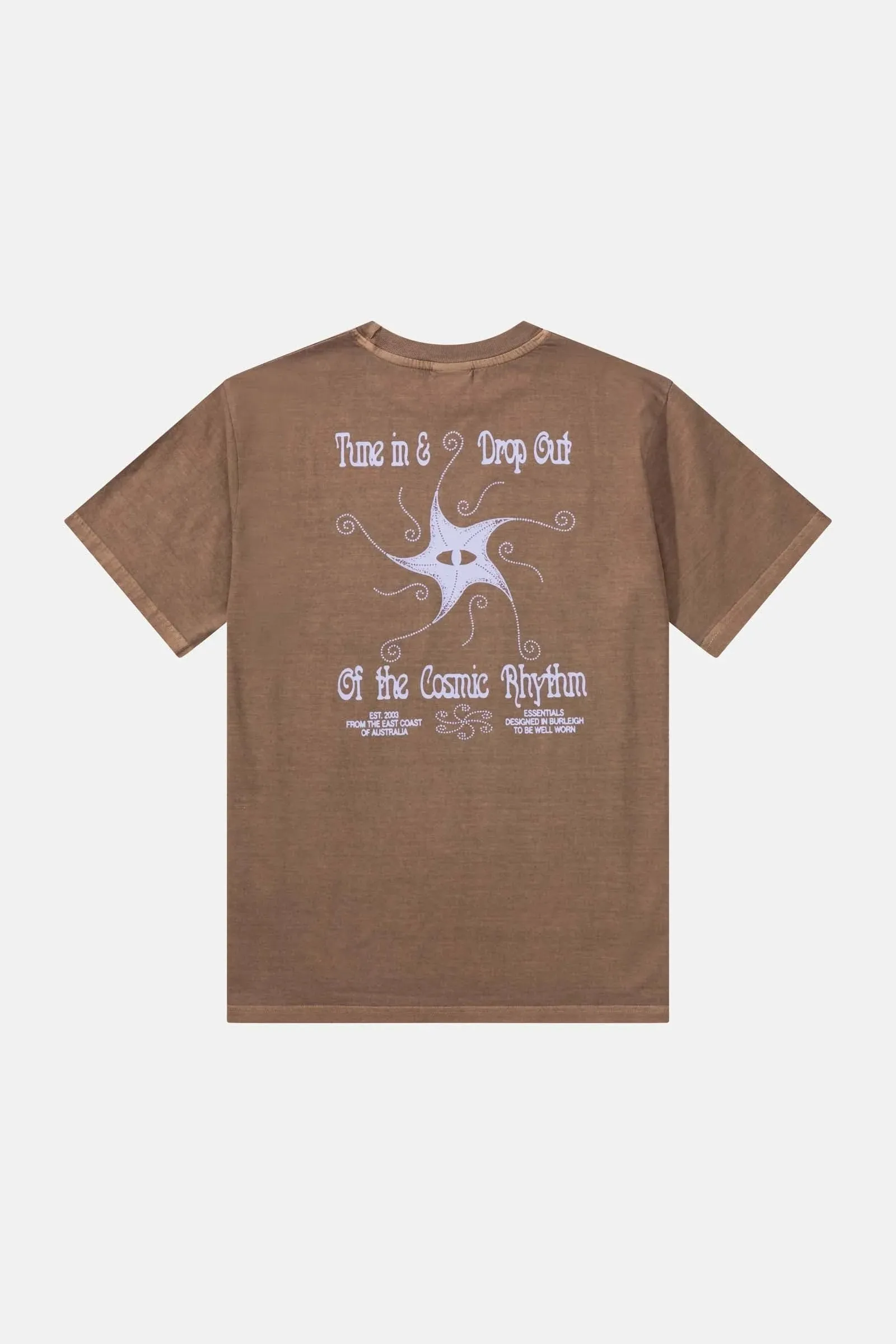 Star Vintage Short Sleeve T-Shirt Brown