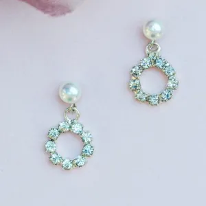 Stella Vintage Bridal Halo Earrings