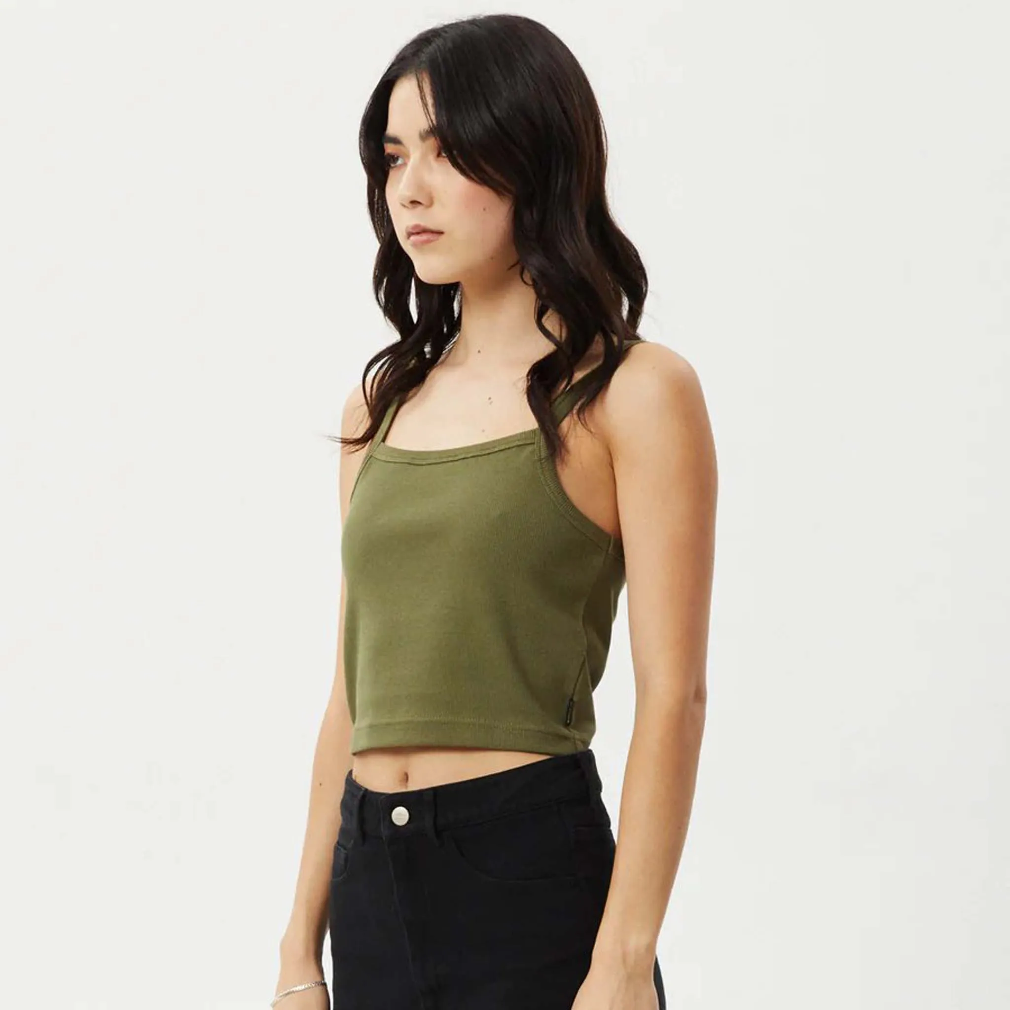 Taylor Organic Rib Singlet Top