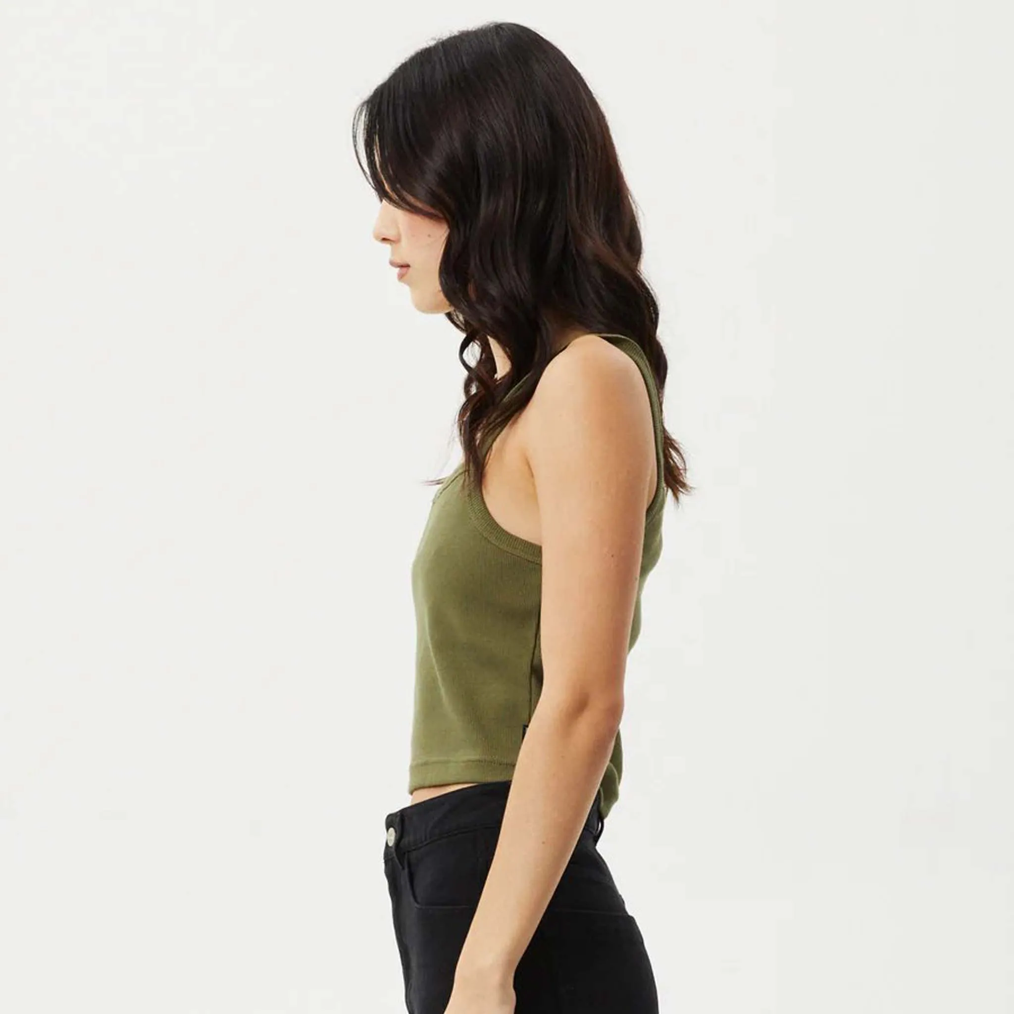 Taylor Organic Rib Singlet Top