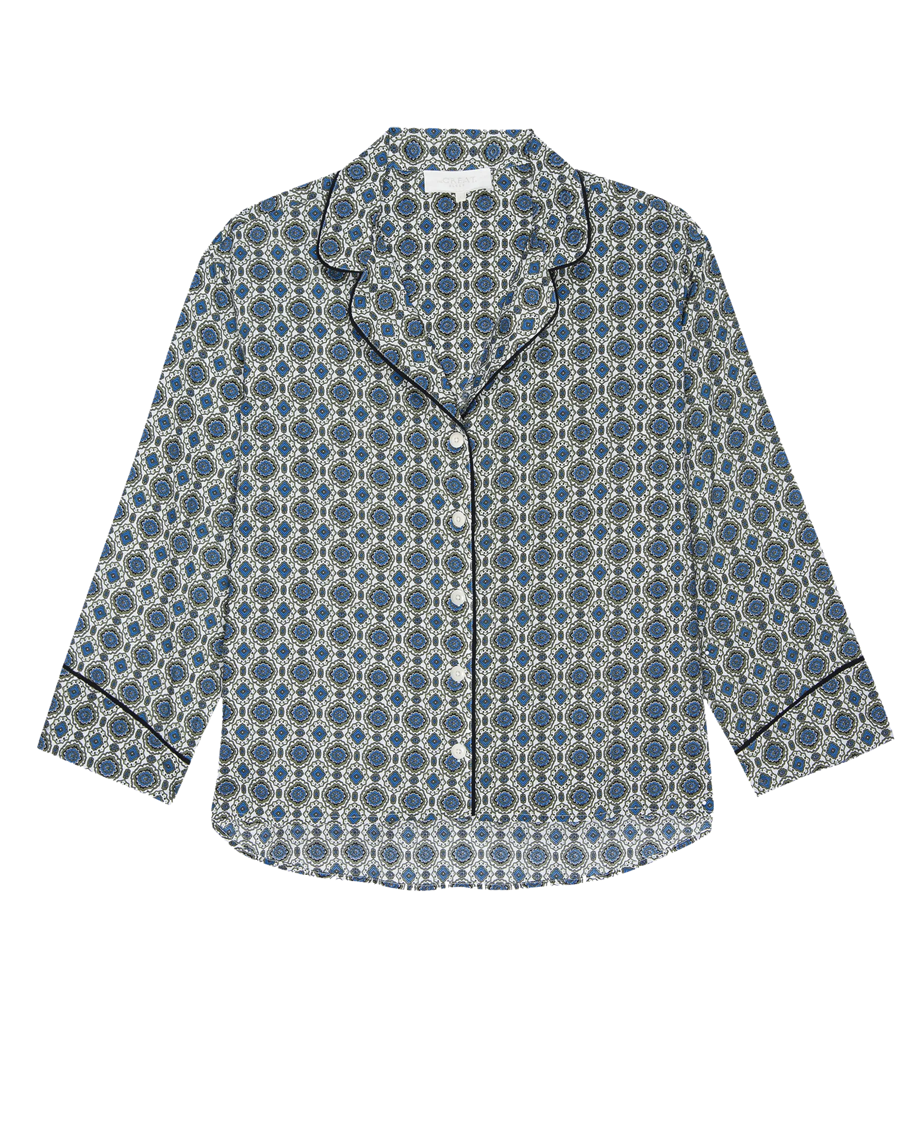 The Pajama Shirt. -- Geo Medallion Print