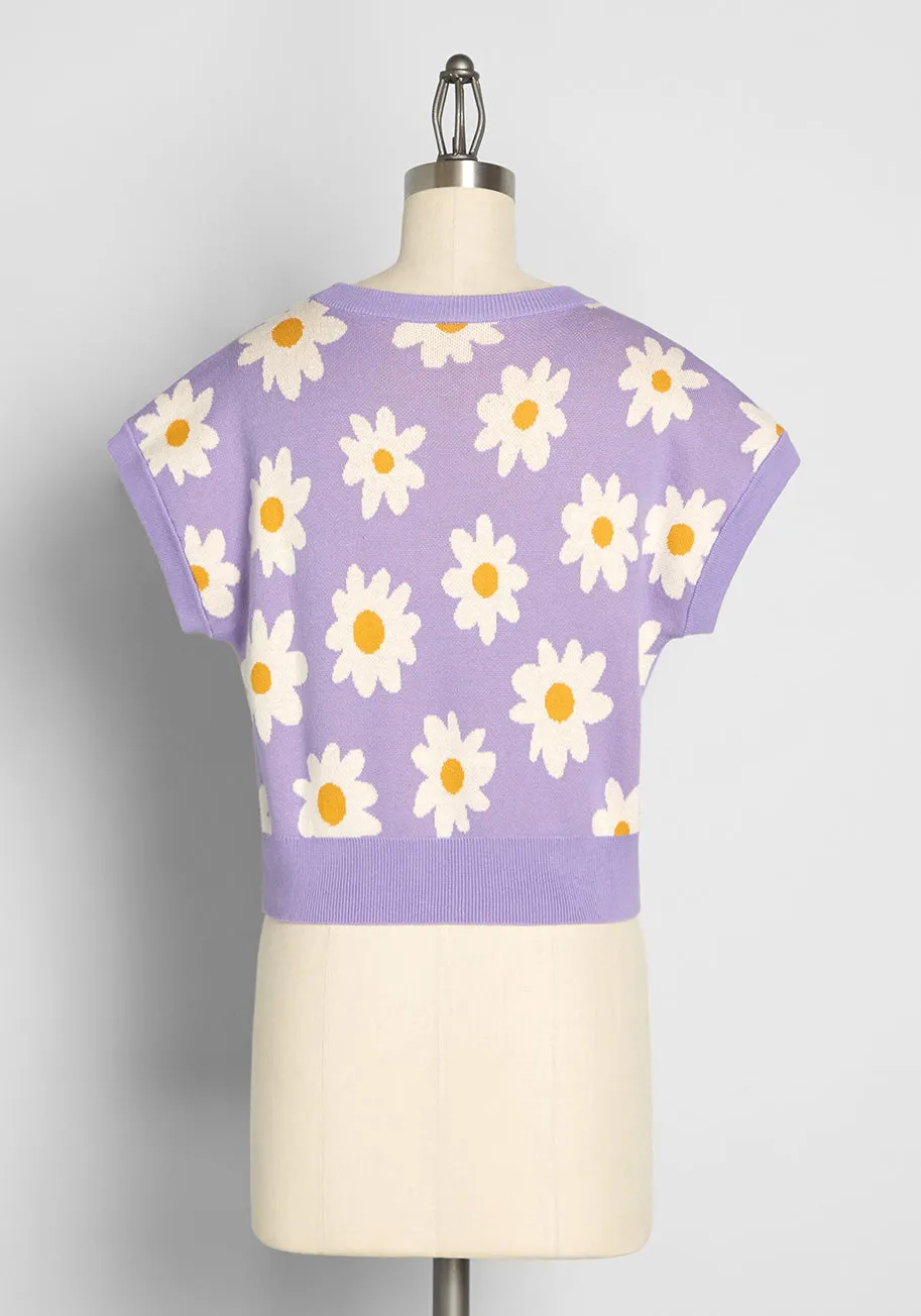 These Daisy-Filled Days Sweater Top