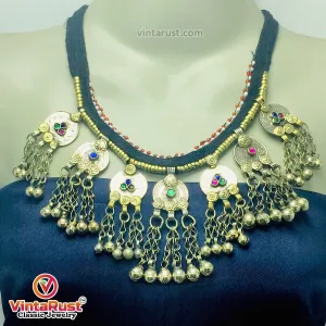 Traditional Statement Vintage Coins Choker Necklace