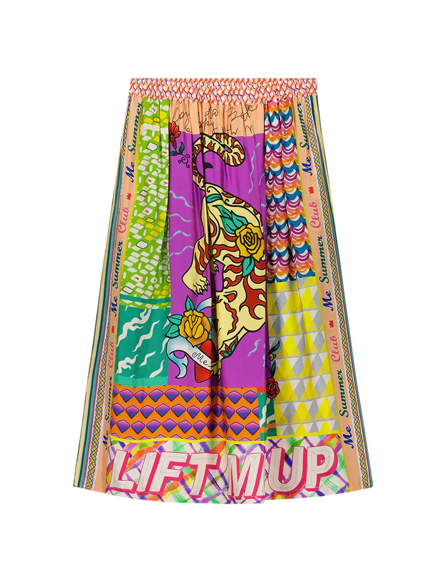 Vanessa Printed Midi Skirt