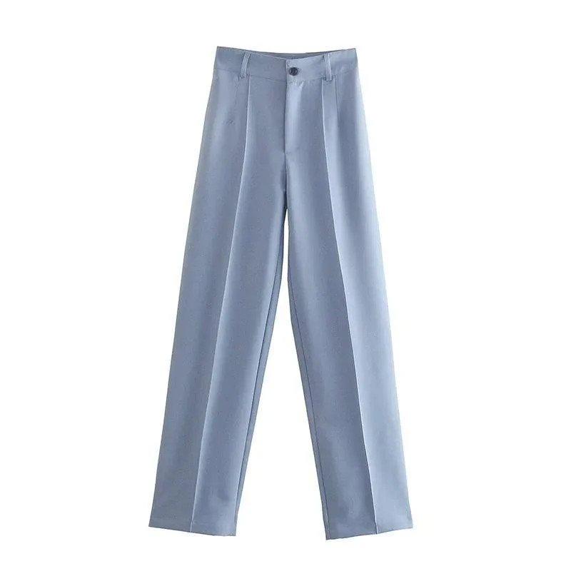 Vintage Chic High-Waist Pants: Modern Office Style Essentials