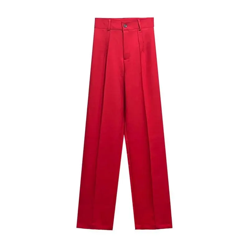 Vintage Chic High-Waist Pants: Modern Office Style Essentials