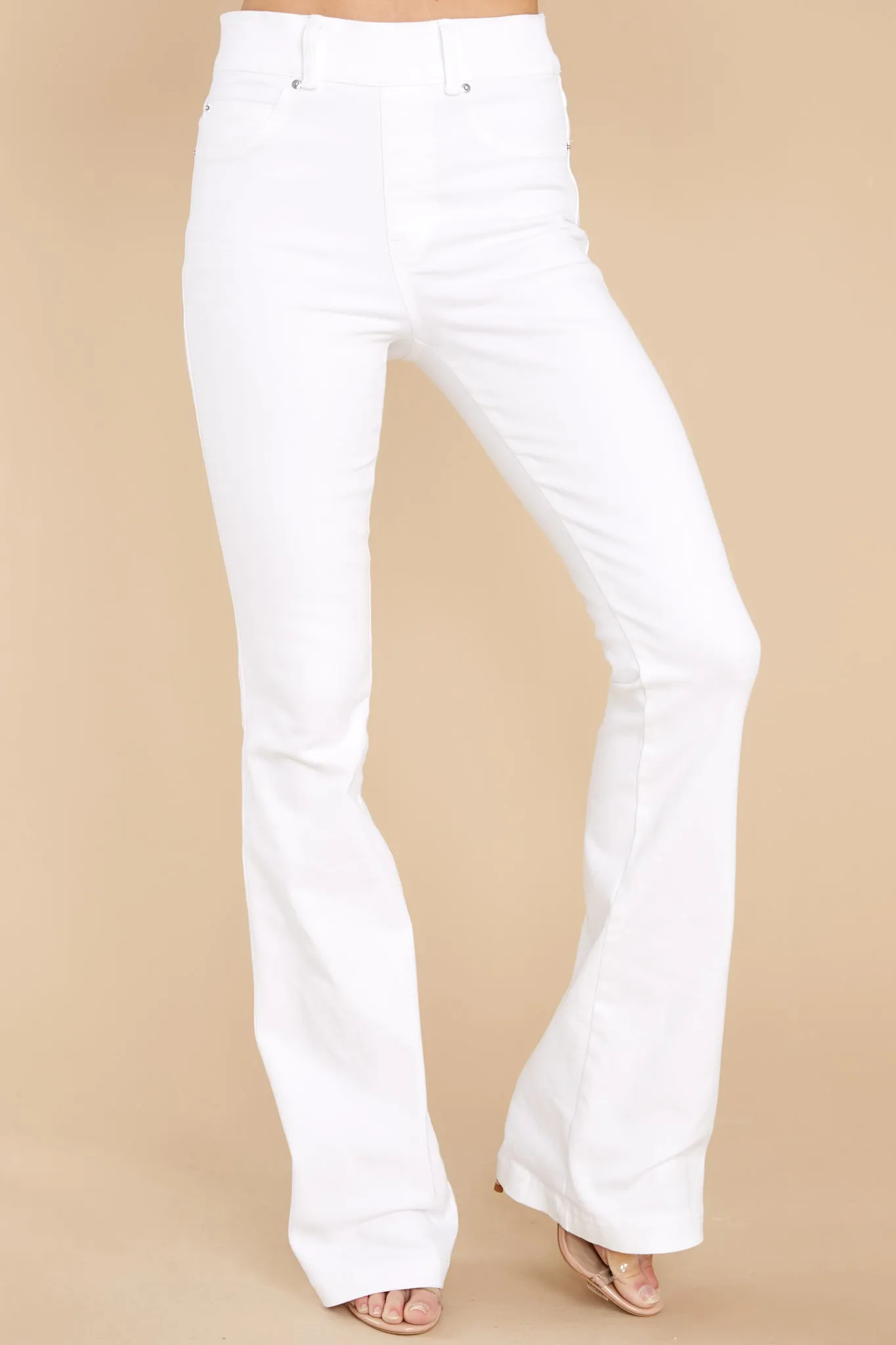 White Flare Jeans