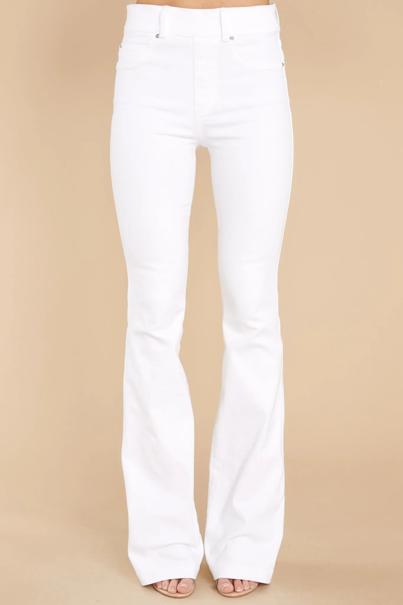 White Flare Jeans