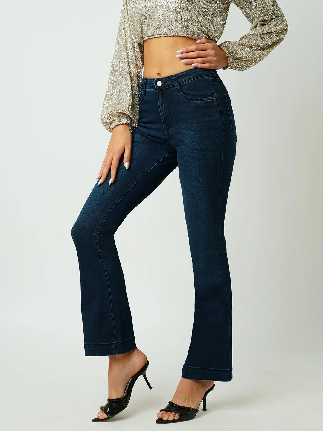 Women High-Rise Flare Jeans