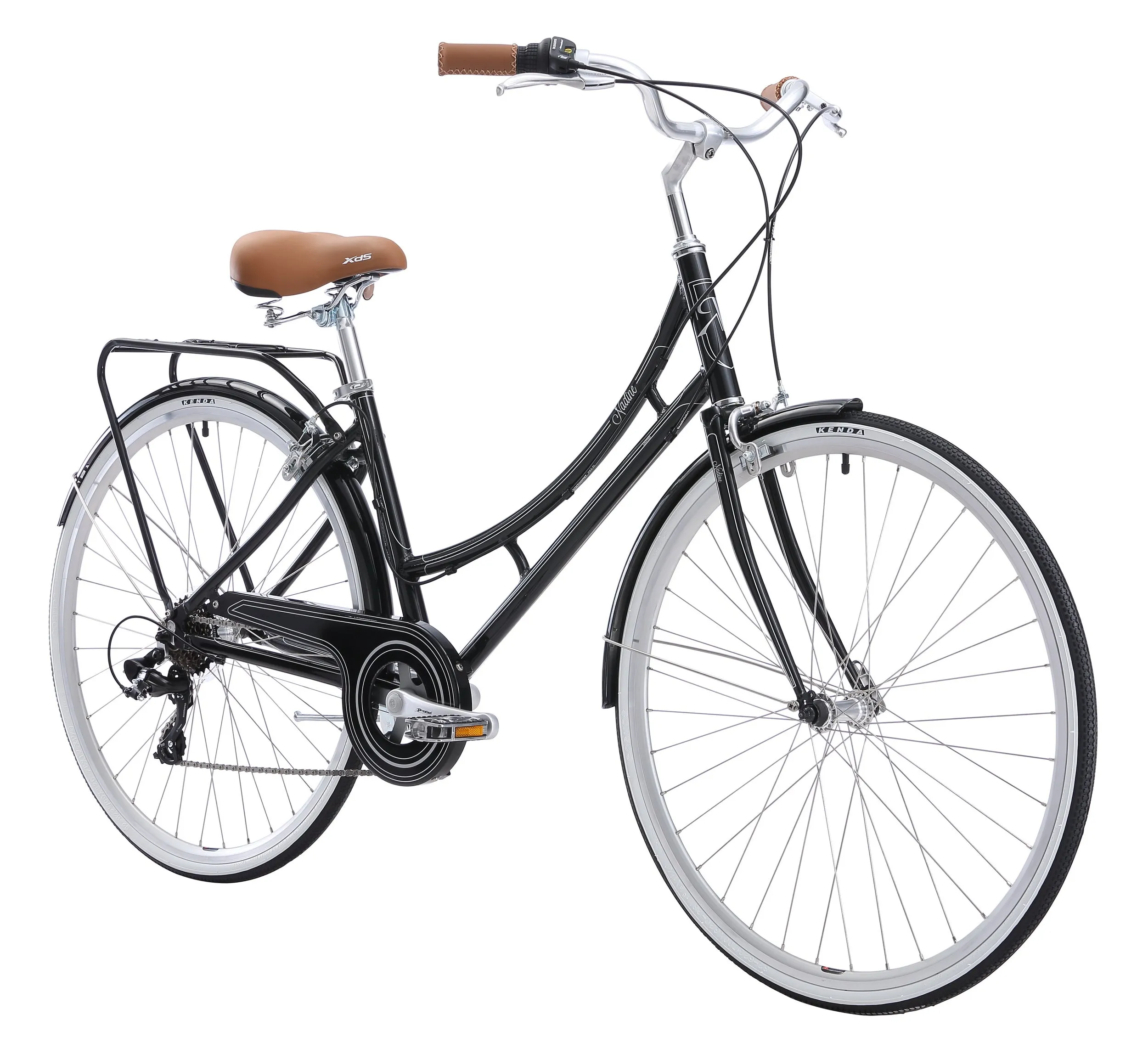 XDS Nadine 7sp Women's Step-Through City Bike //  Classic Black