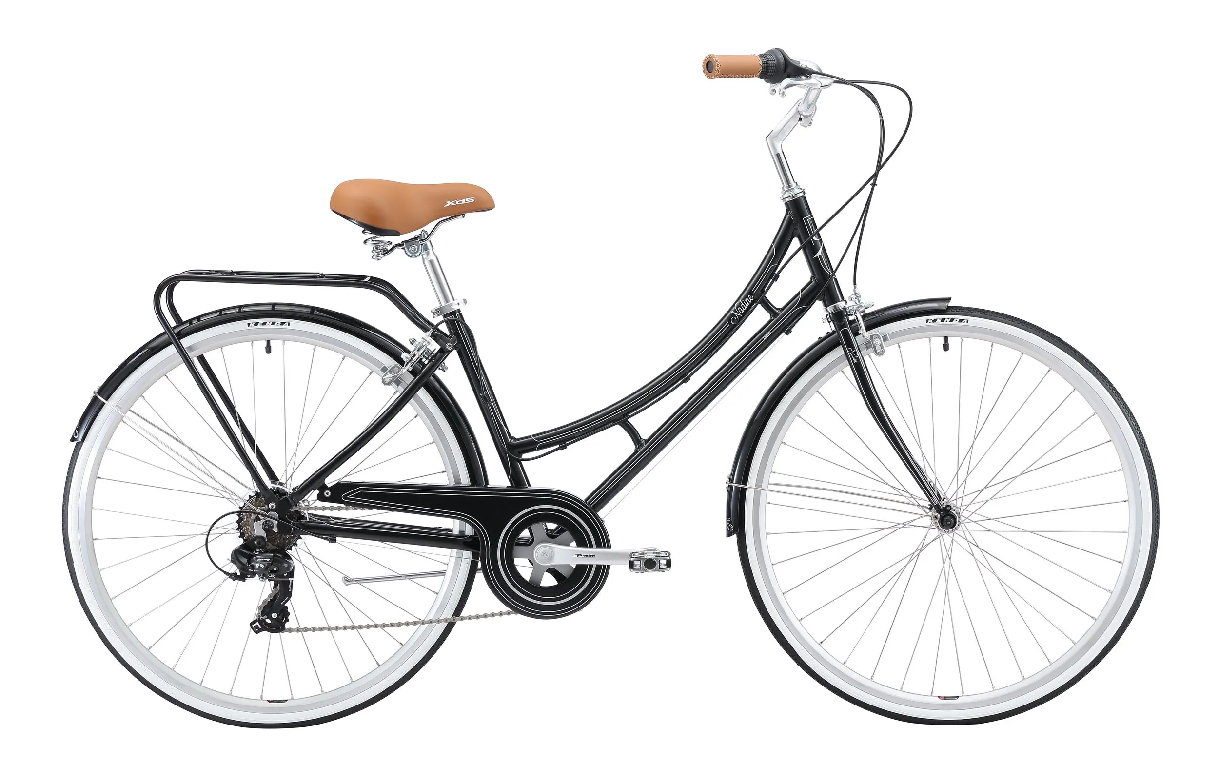 XDS Nadine 7sp Women's Step-Through City Bike //  Classic Black