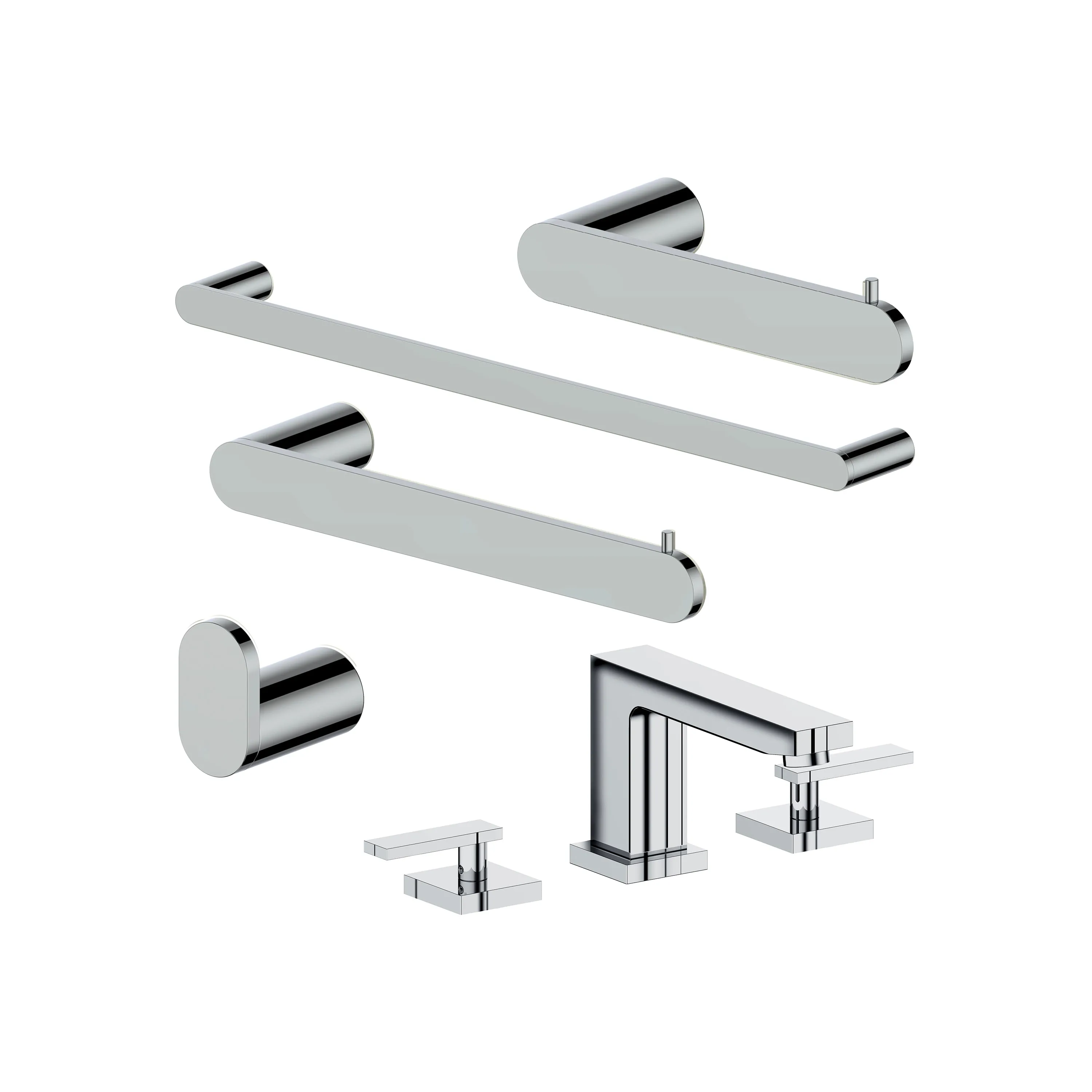 Z-line Bathroom Hardware Sets model 5BP-CBYACCF-MB